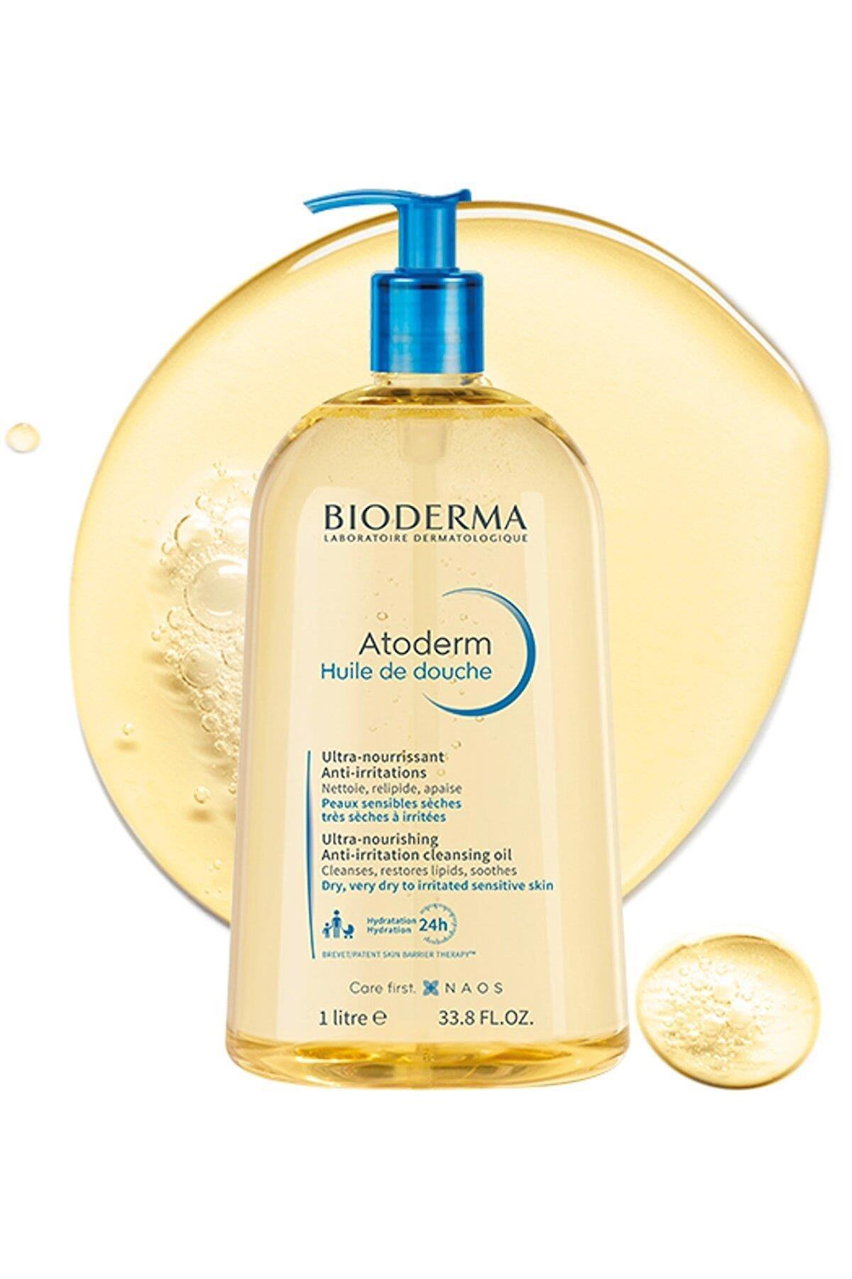 Bioderma Atoderm 24h Huile De Douche 1Lt  Atoderm Duş yağı 