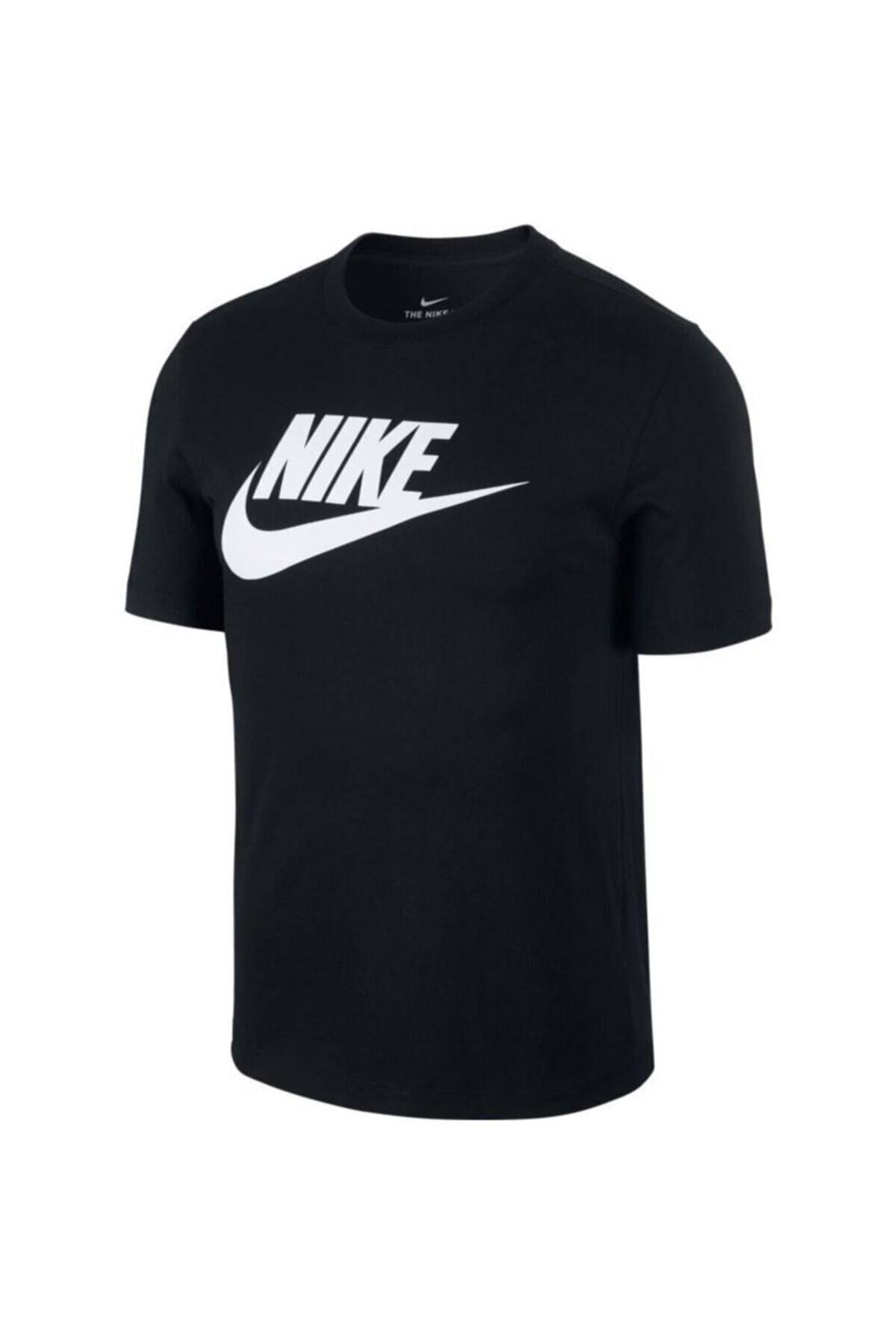 Nike M Nsw Tee Icon Futura Erkek Siyah T-shirt - A