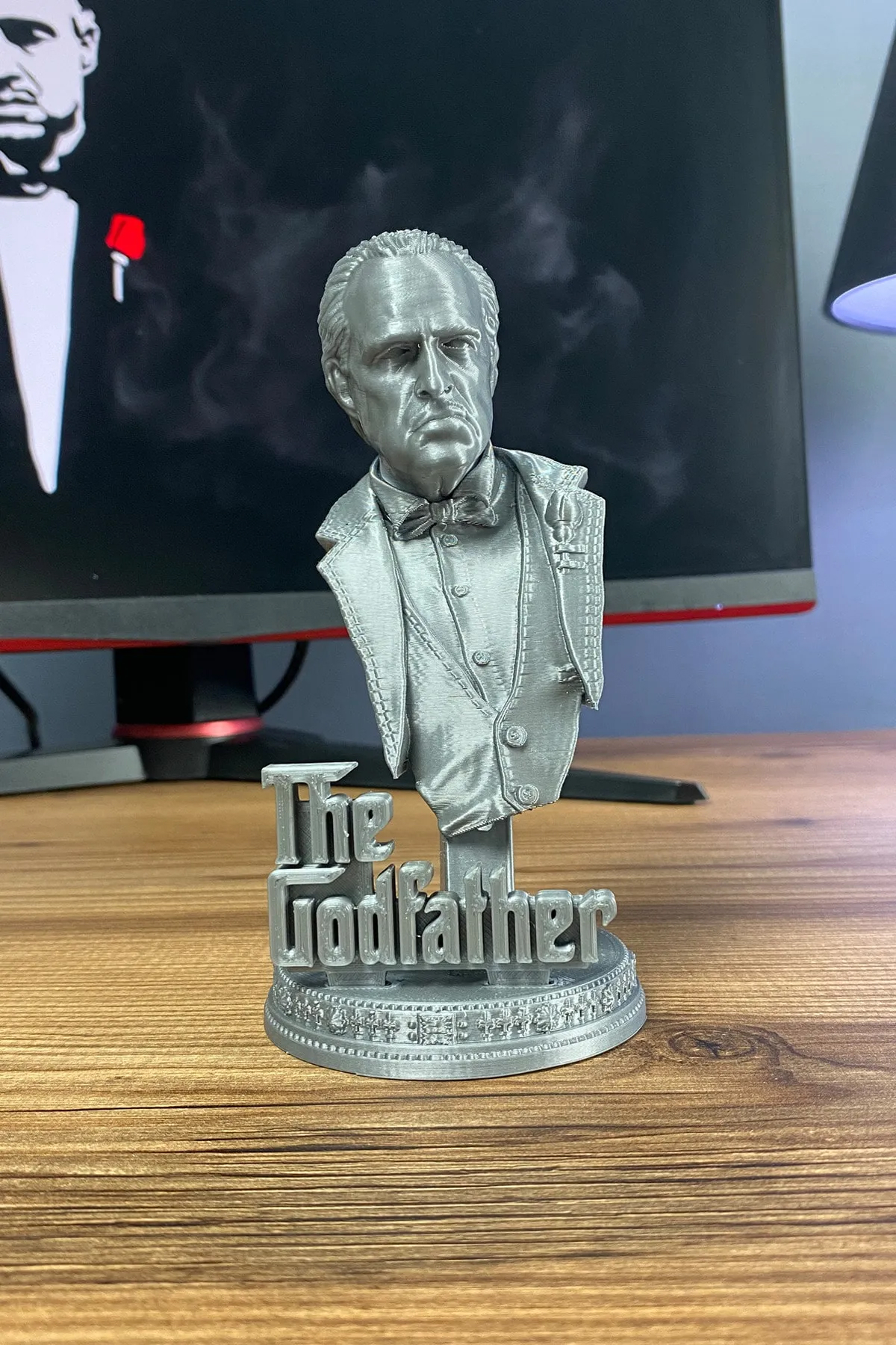 The Godfather Baba Vito Corleone Marlon Brando Büst Figür 15 cm - İkonik Koleksiyon