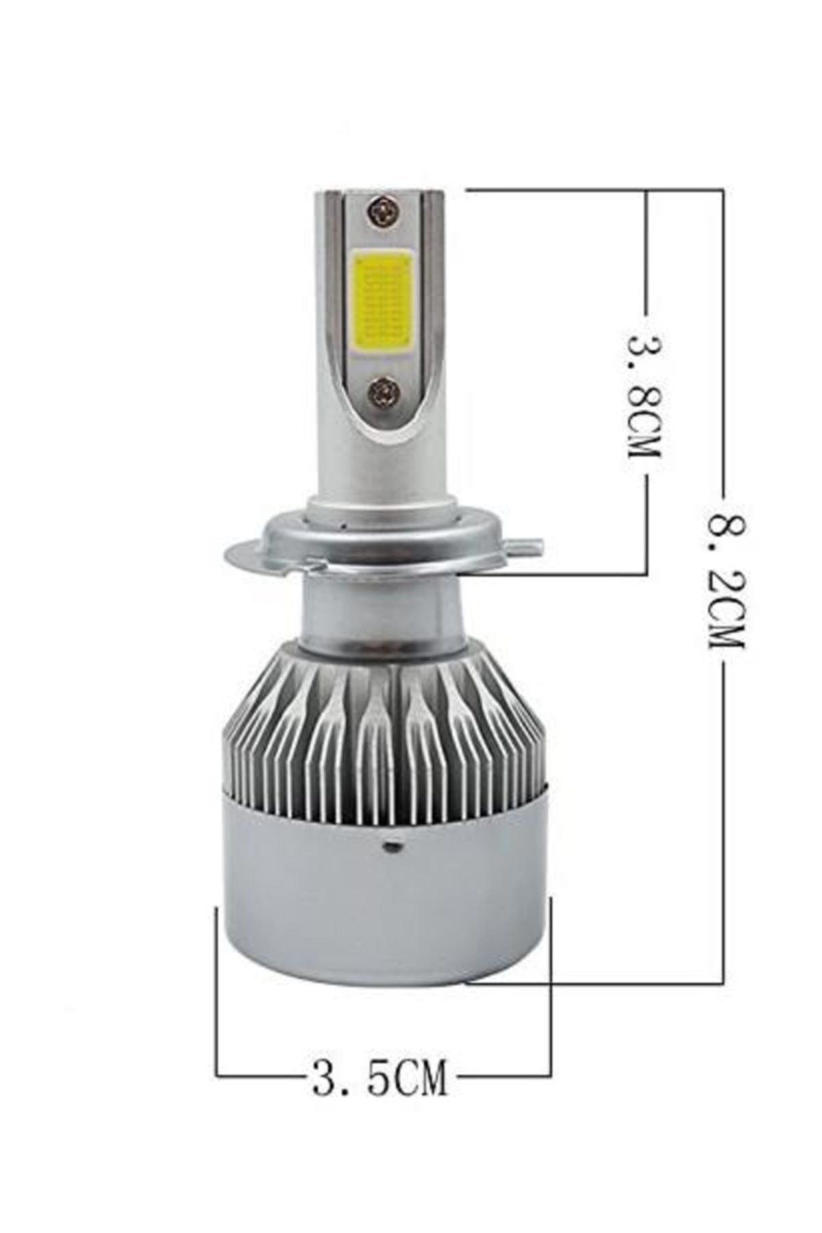 H7 Şimşek Etkili Xenon 4000 Lümen Led Far