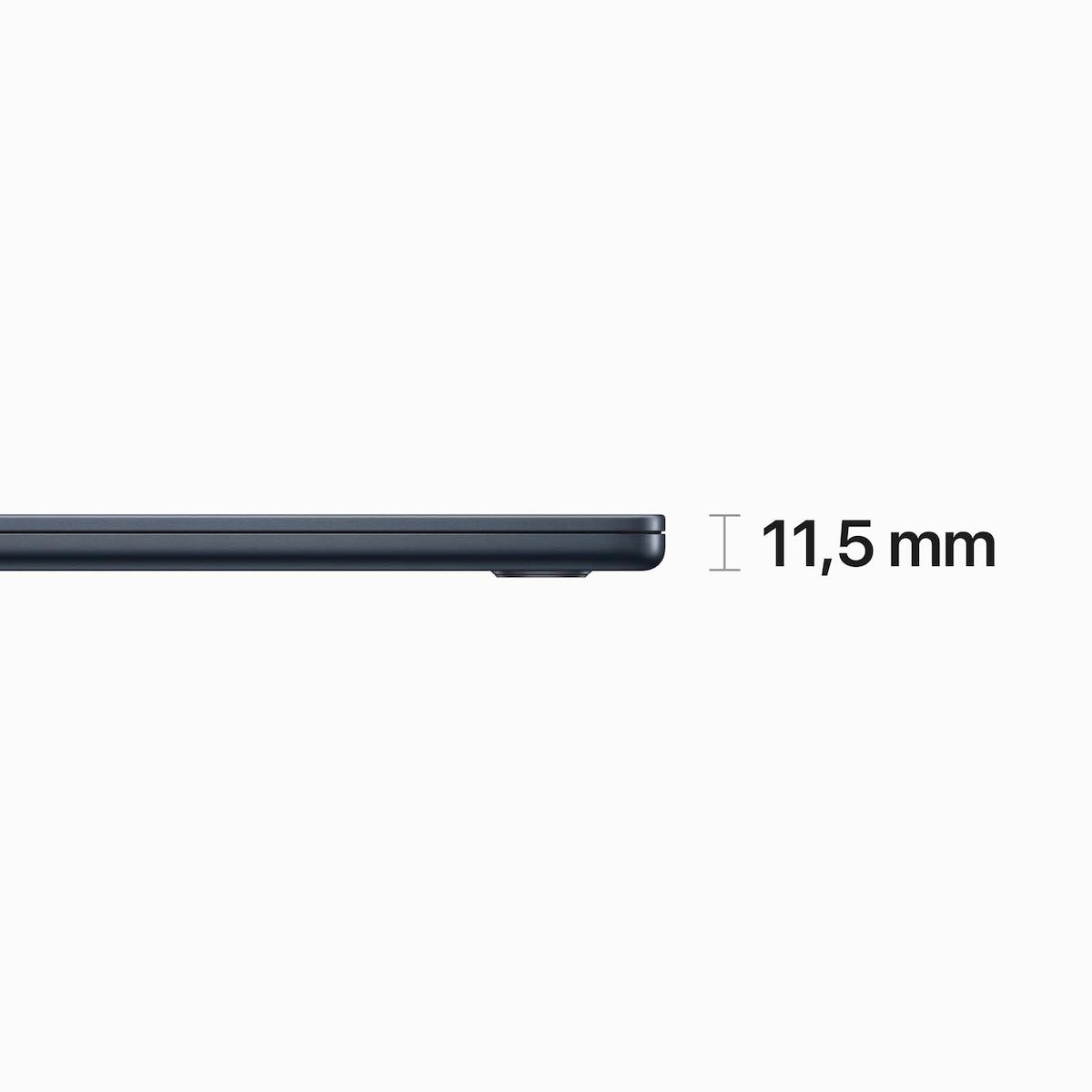 MacBook Air 15 inç M2 çip 8 Çekirdekli CPU ve 10 çekirdekli GPU 512GB – Gece Yarısı – MQKX3TU/A