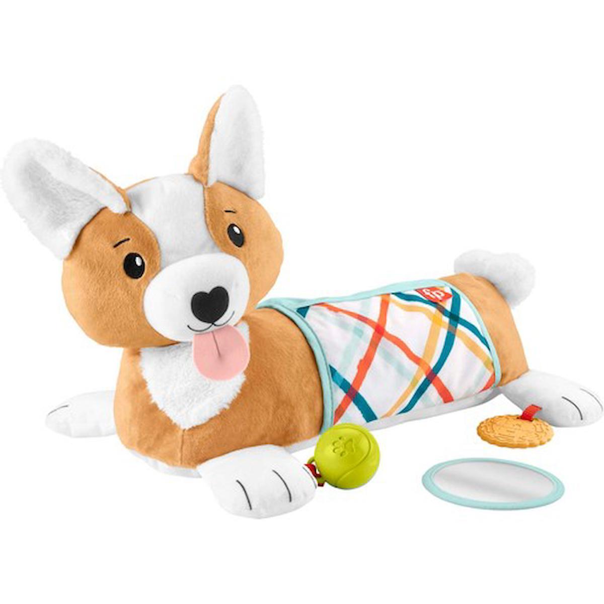 Fisher-Price 3'ü 1 Arada Köpekçik Uzanma Yastığı HJW10 Lisanslı Ürün