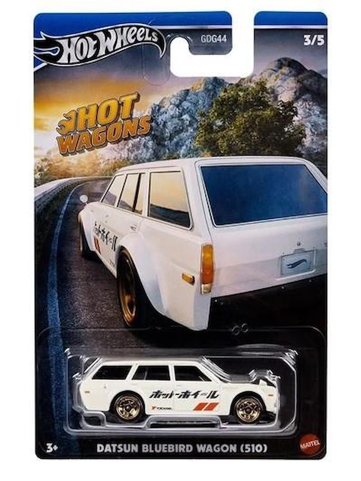 Hot Wheels Premium Hot Wagons Datsun Bluebird Wagon (510) HRR88