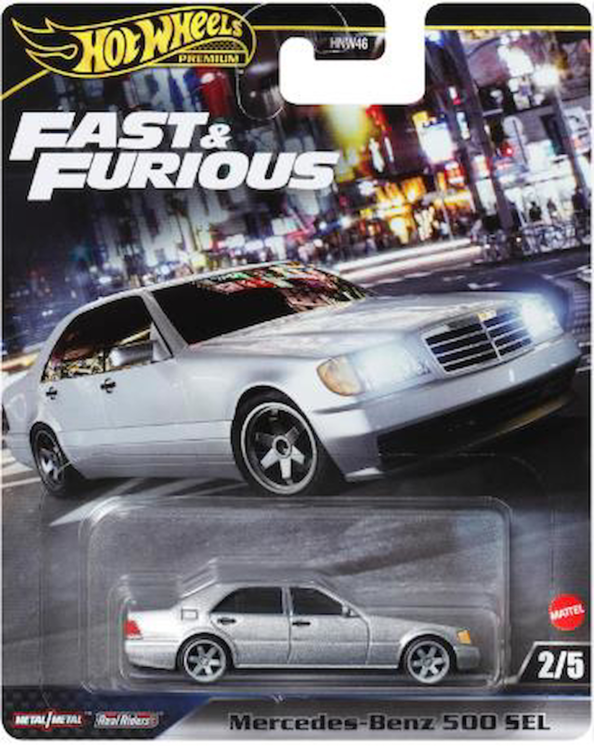 Hot Wheels Premium Fast & Furious Mercedes-Benz 500 SEL HRT94