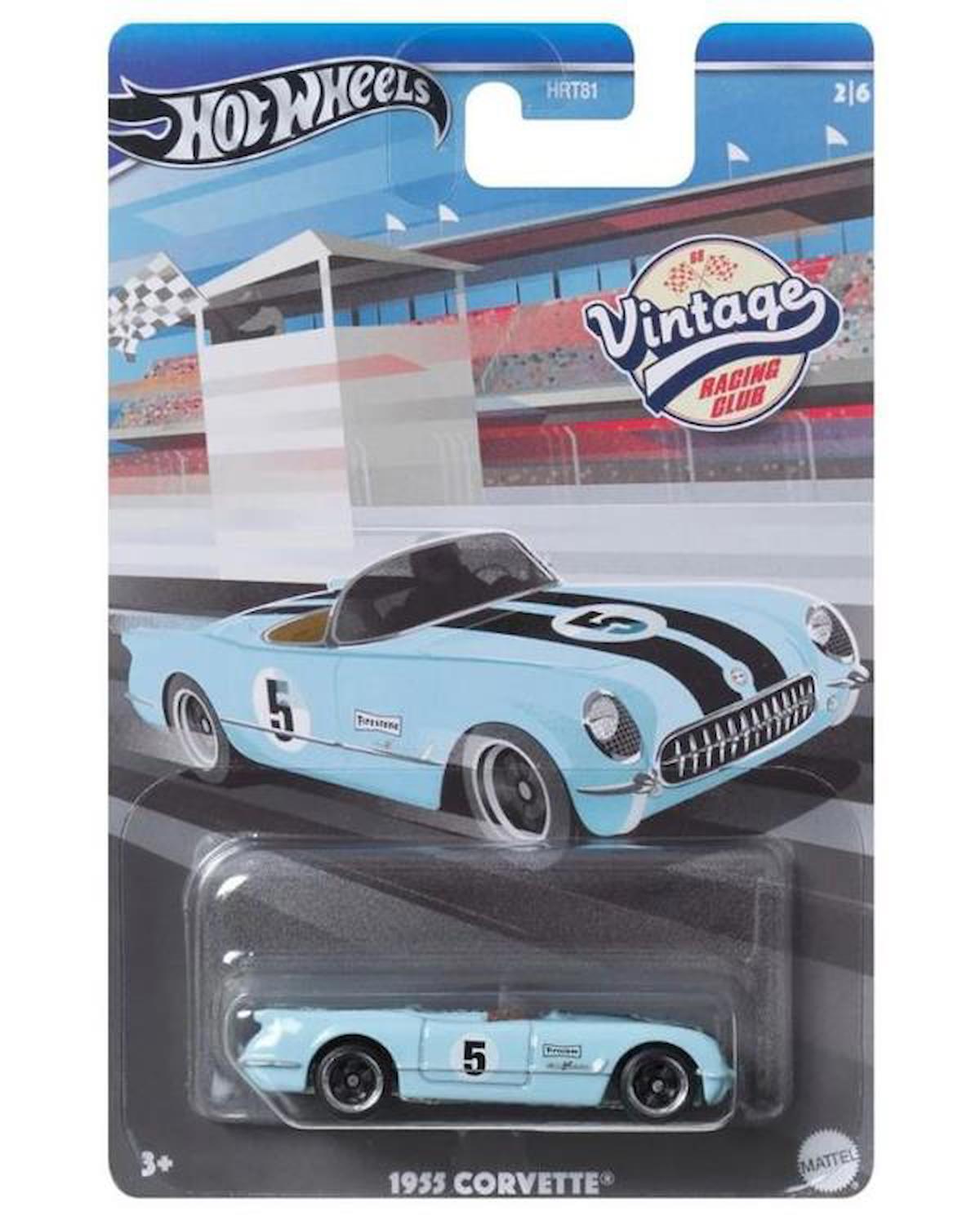 Mattel Hot Wheels 2024 1955 Corvette Vintage Racing HRV01