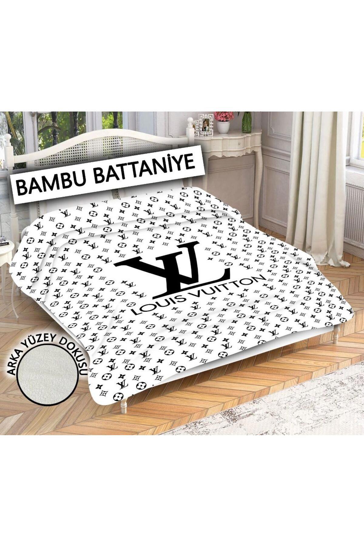 Dekoratif Modern Desenli %100 Bambu Kumaşlı Battaniye