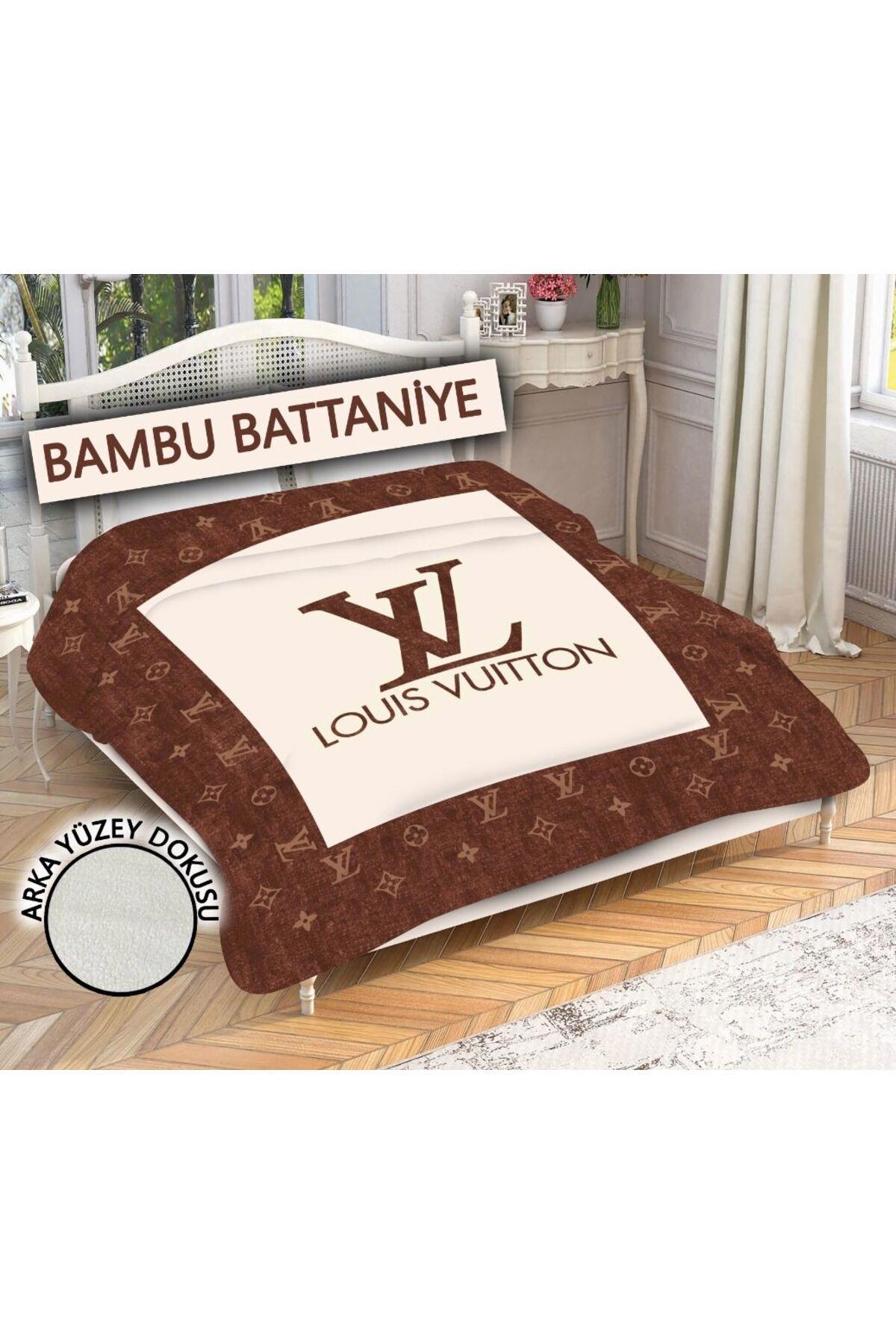 Dekoratif Modern Desenli %100 Bambu Kumaşlı Battaniye