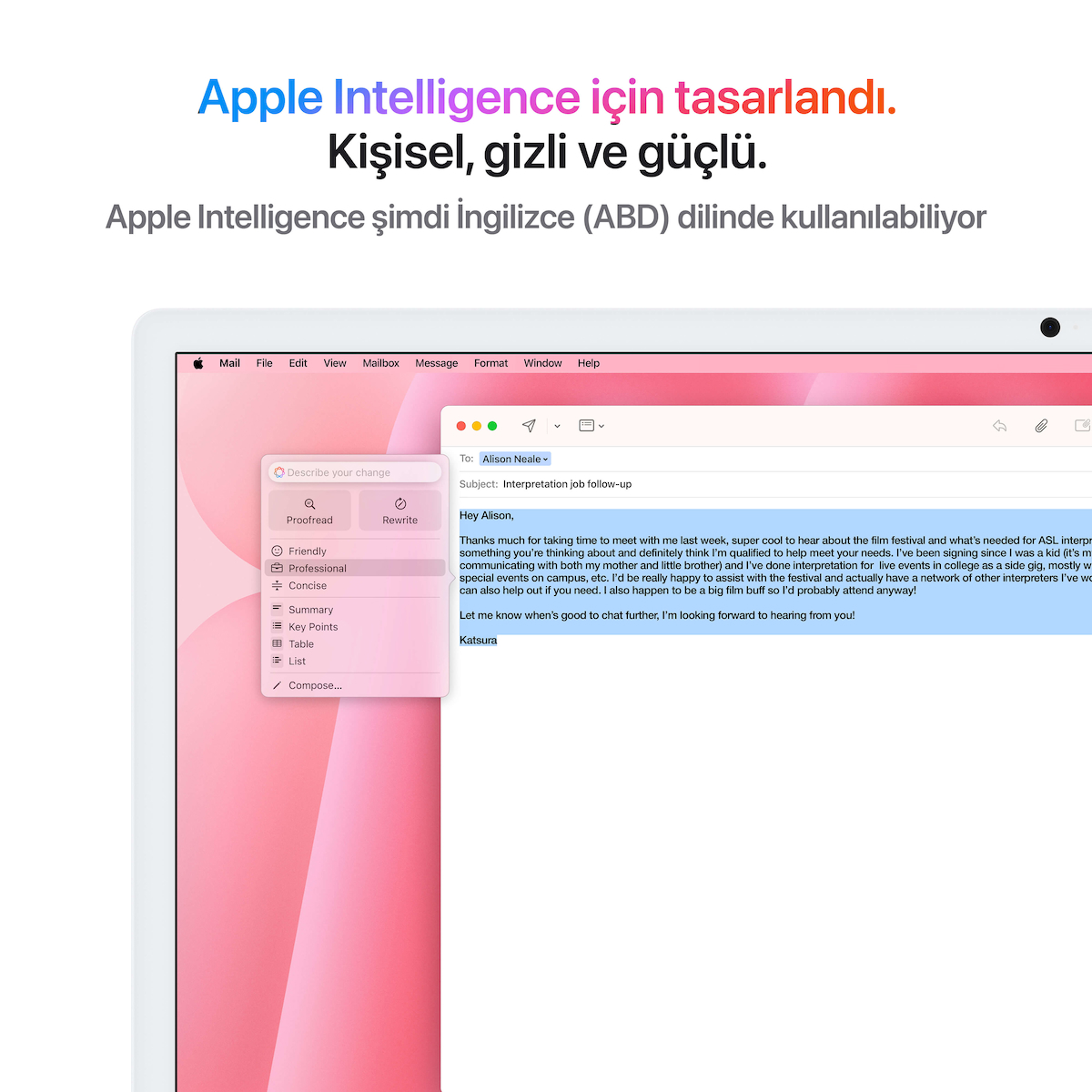 iMac 24 inç Retina 4.5K M4 çip 10 çekirdekli CPU ve 10 çekirdekli GPU 24GB 512GB SSD – Pembe (MD2U4TU/A)