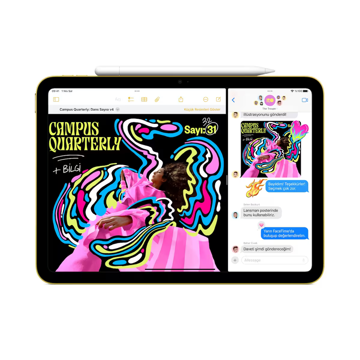 Apple iPad 11. Nesil Wi-Fi 128 GB 11" MD4A4TU/A Mavi Tablet