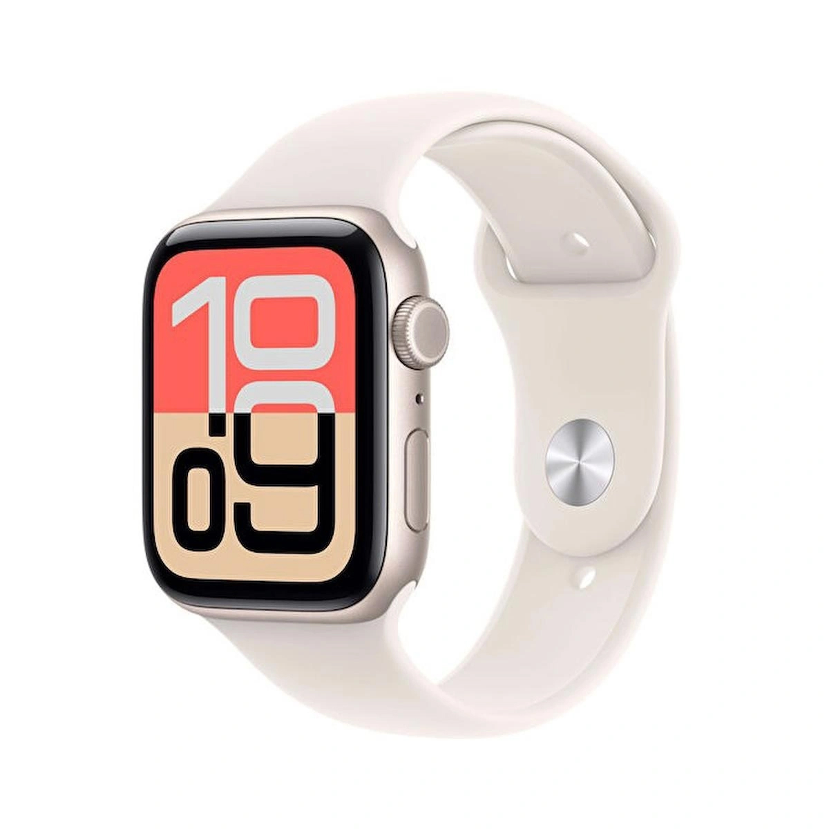Apple Watch SE 3 GPS 40mm Starlight Aluminium Case with Starlight Sport Band – M/L