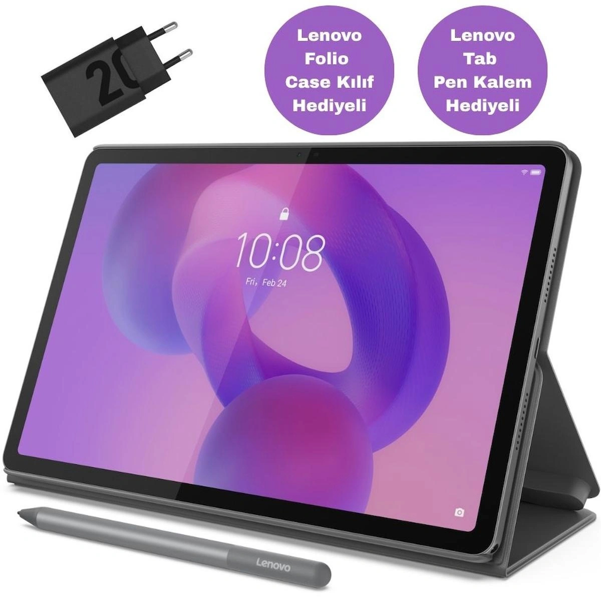 Lenovo Tab K11 Gen 2 11” 8GB 128GB Wifi + Bluetooth Tablet ZAFS0180TR (Kılıf + Kalem Hediyeli)