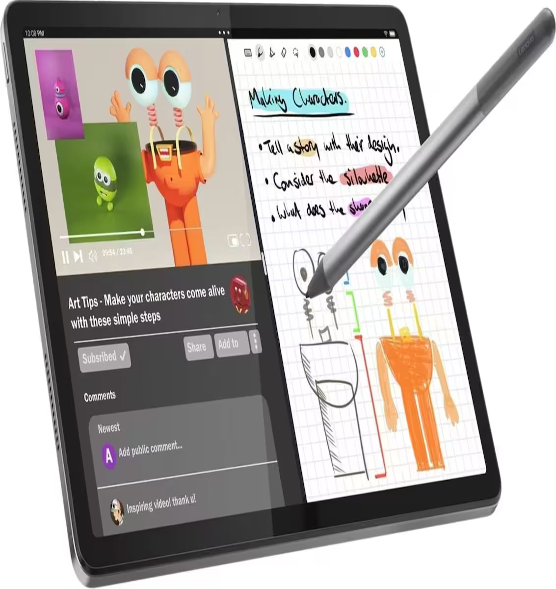 Lenovo Tab K11 Gen 2 8gb 128GB Depolama 11″ 2.5k (2560X1600) IPS Panel Android Tablet – ZAFS0134TR + Lenovo Tab Pen Kalem
