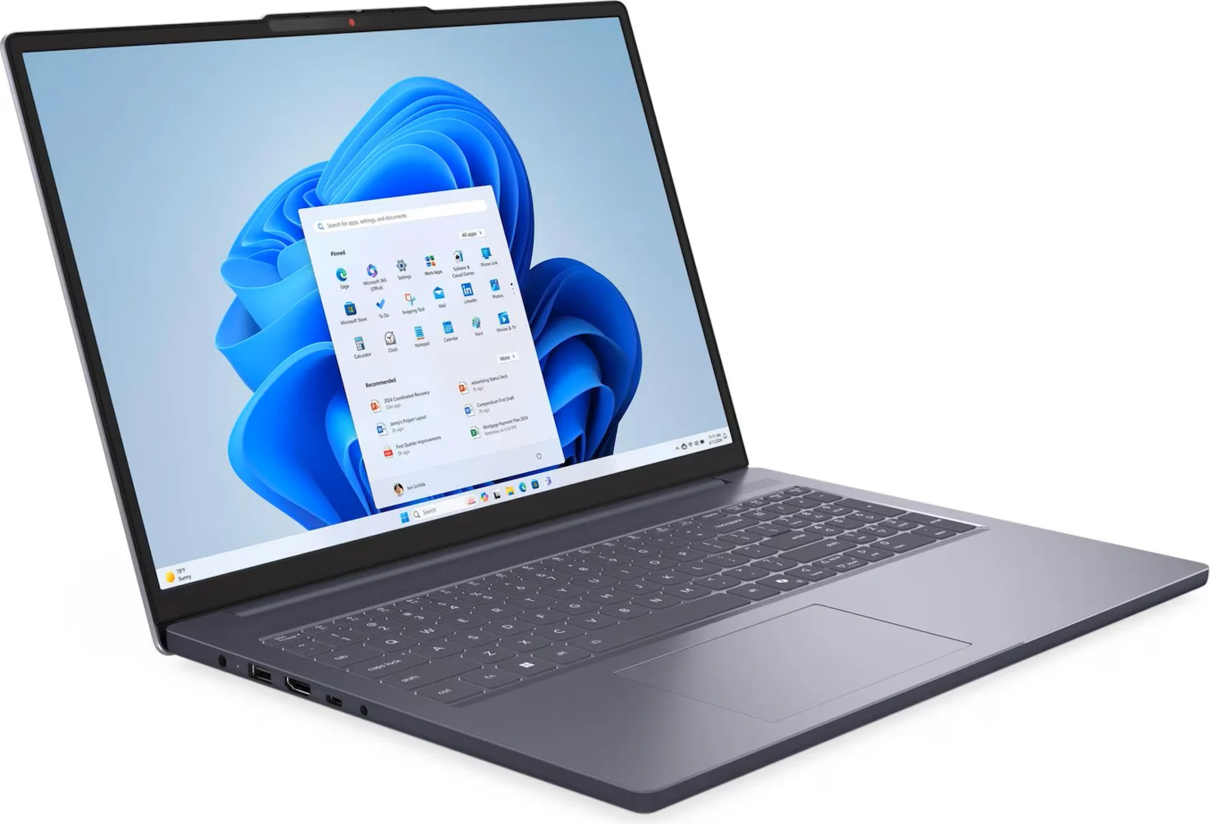 Lenovo Ideapad Slim 3 16IRH10 Intel Core I5-13420H 16GB 512GB SSD 16″ Wuxga (1920X1200) IPS Panel Freedos Taşınabilir Dizüstü Bilgisayar 83K20073TR