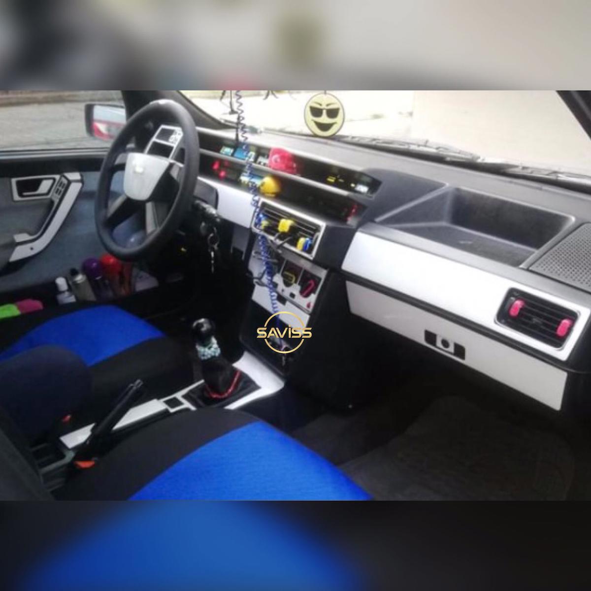 Fiat Tempra Tipo Özel Kalıp Full Set Beyaz Torpido Maun Kaplama, Konsol Kaplama (BEYAZ)