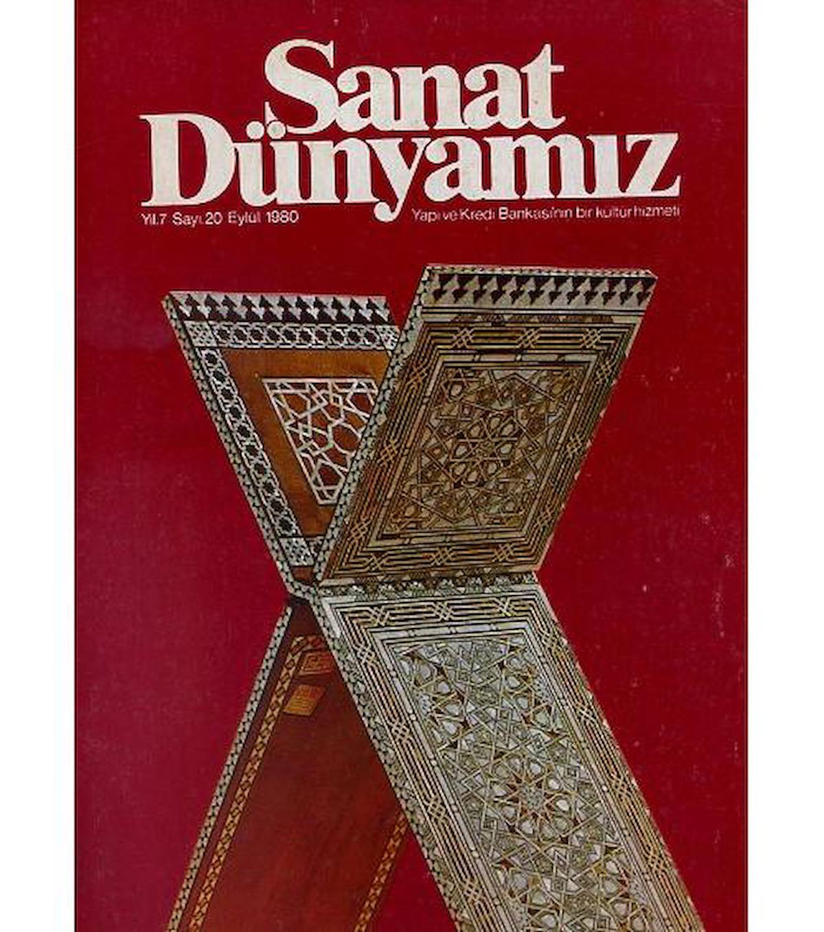 Sanat Dünyamız 20 Eylül 1980