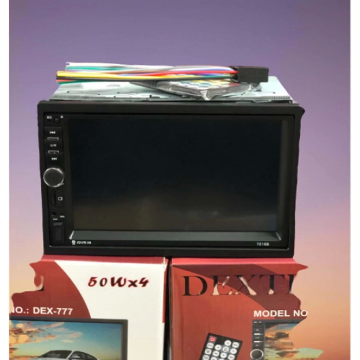 DEXTEL 7 İNÇ DOUBLE OTO TEYP 4X50 DEX-777