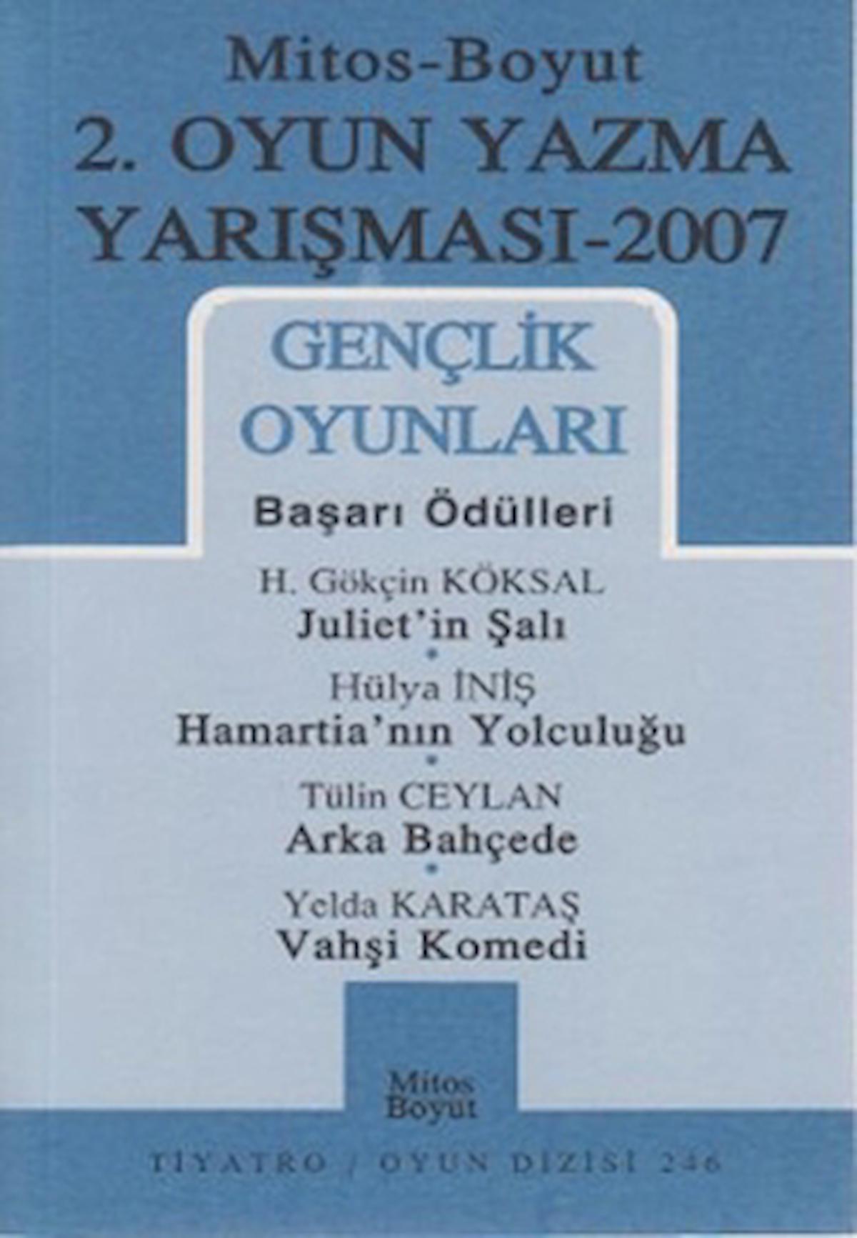 2. Oyun Yazma Yarışması 2007 Gençlik Oyunları