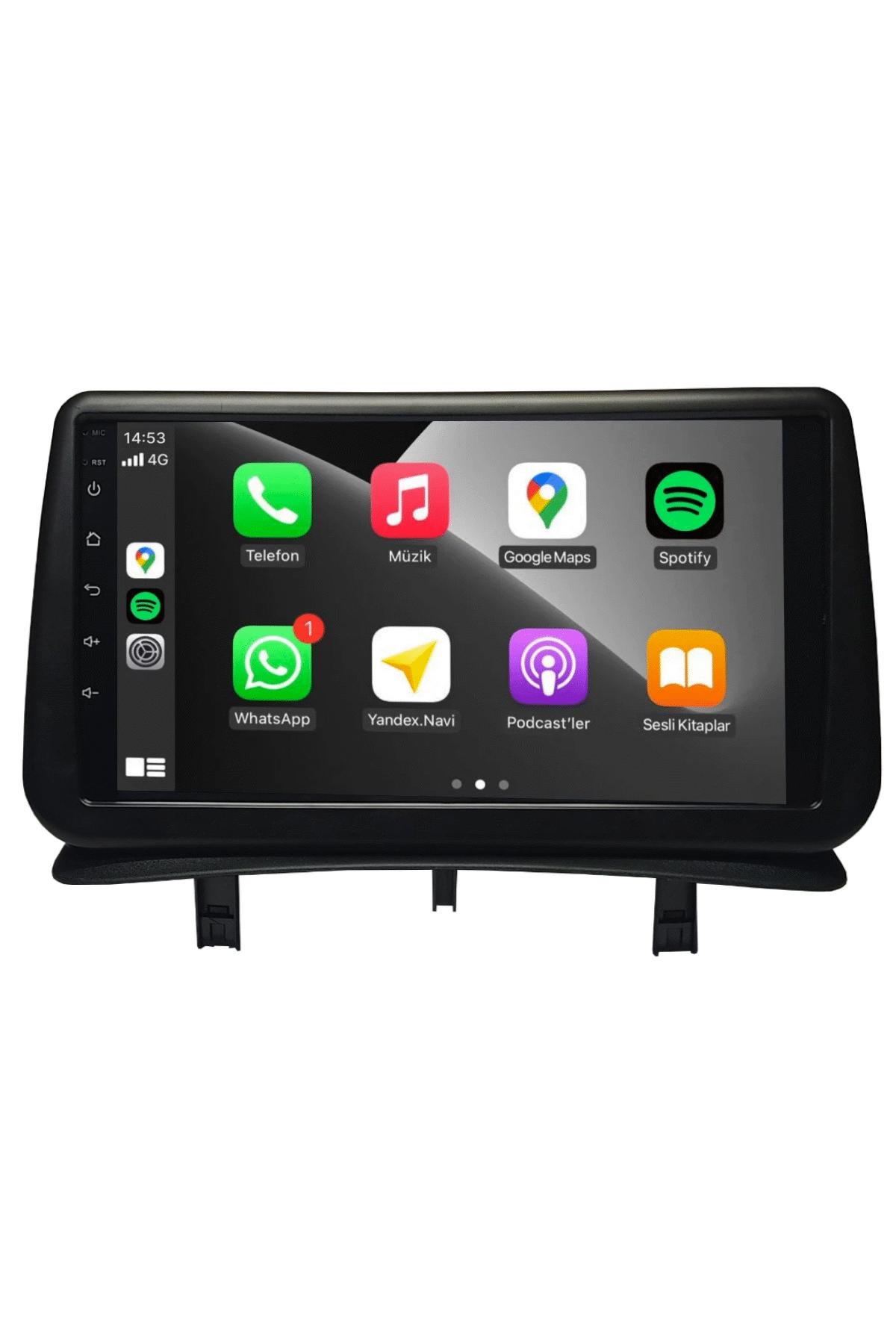 Renault Clio 3 Android Carplay Multimedya 2005-2011 4GB RAM - 64Gb Hafıza - 8 Çekirdek