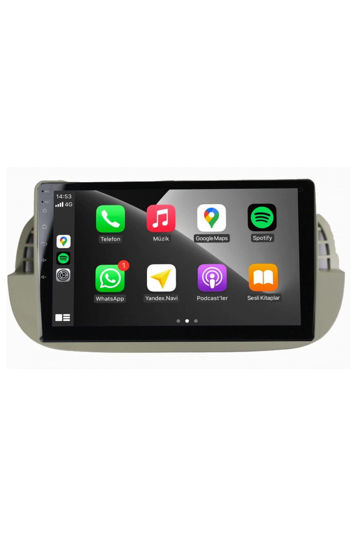 Fiat 500C Android Carplay Multimedya 2011-2015 4GB RAM + 64Gb Hafıza + 8 Çekirdek