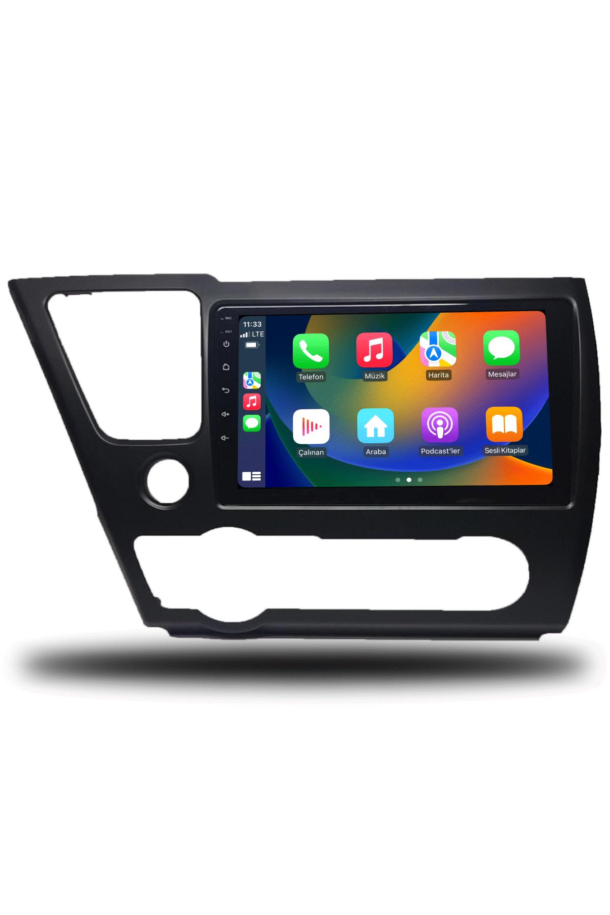 Honda Civic Amerikan Android Carplay Multimedya 2014-2015 4GB RAM + 64Gb Hafıza + 8 Çekirdek