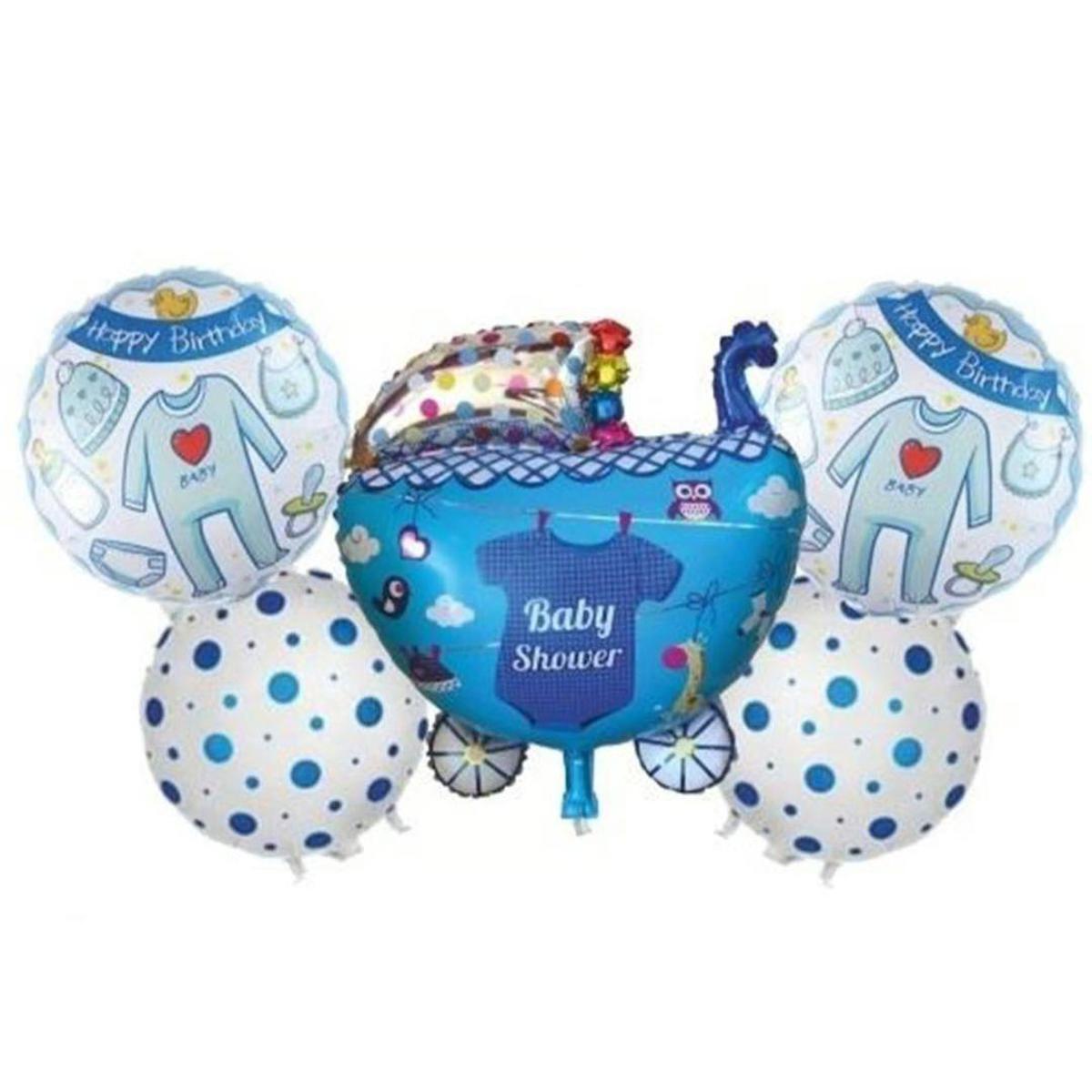 Hoş Geldin Bebek Puset 5 li Set Folyo Balon