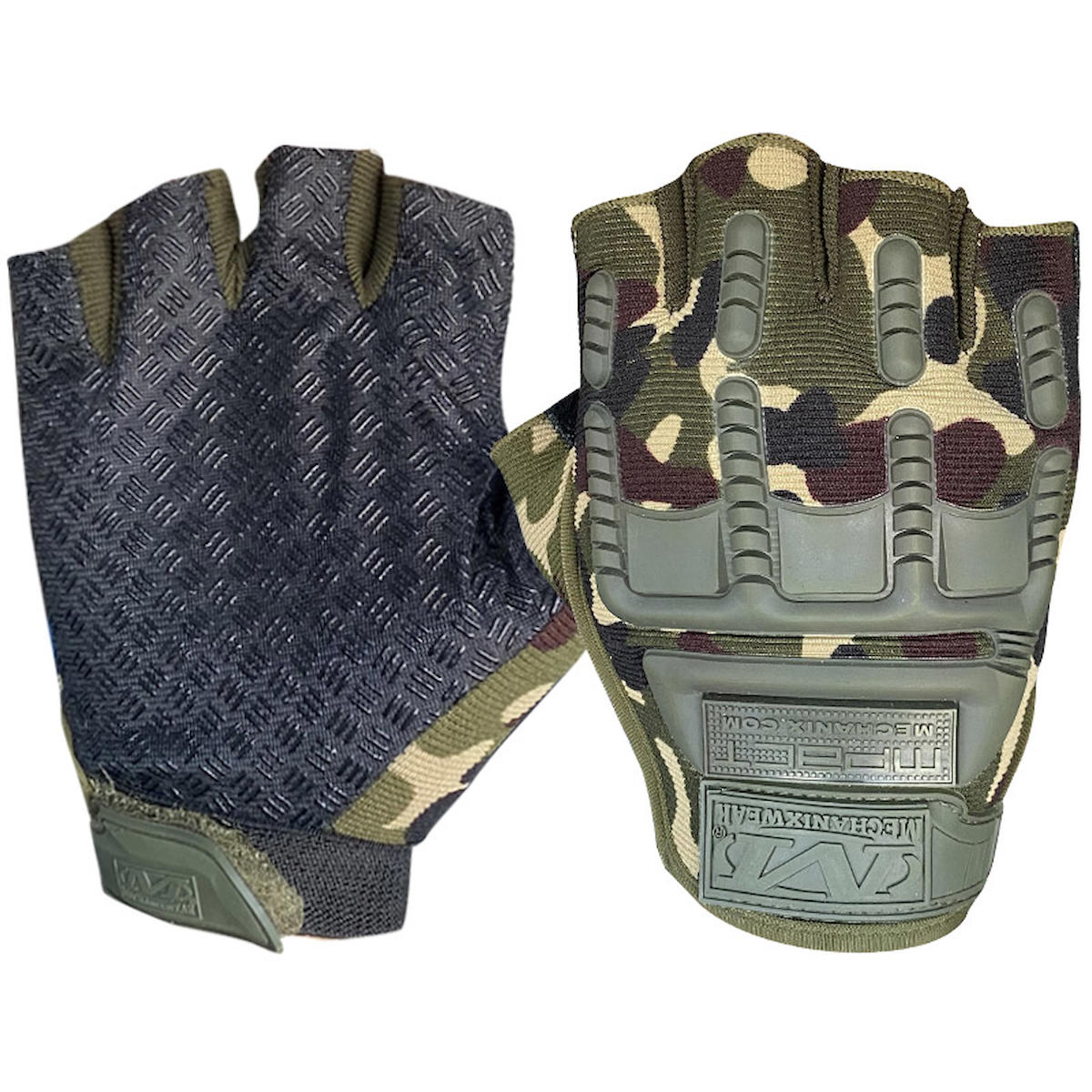 1107 Mechanix Parmaksız Eldiven Kamuflaj