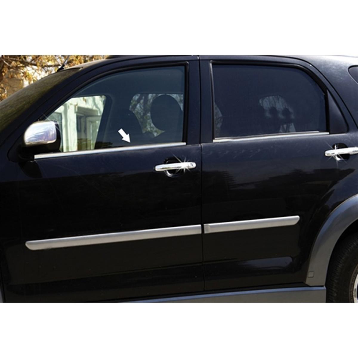 WOC Chrome Daihatsu Terios Krom Cam Çıtası 2006-2017 4 Parça Paslanmaz Çelik