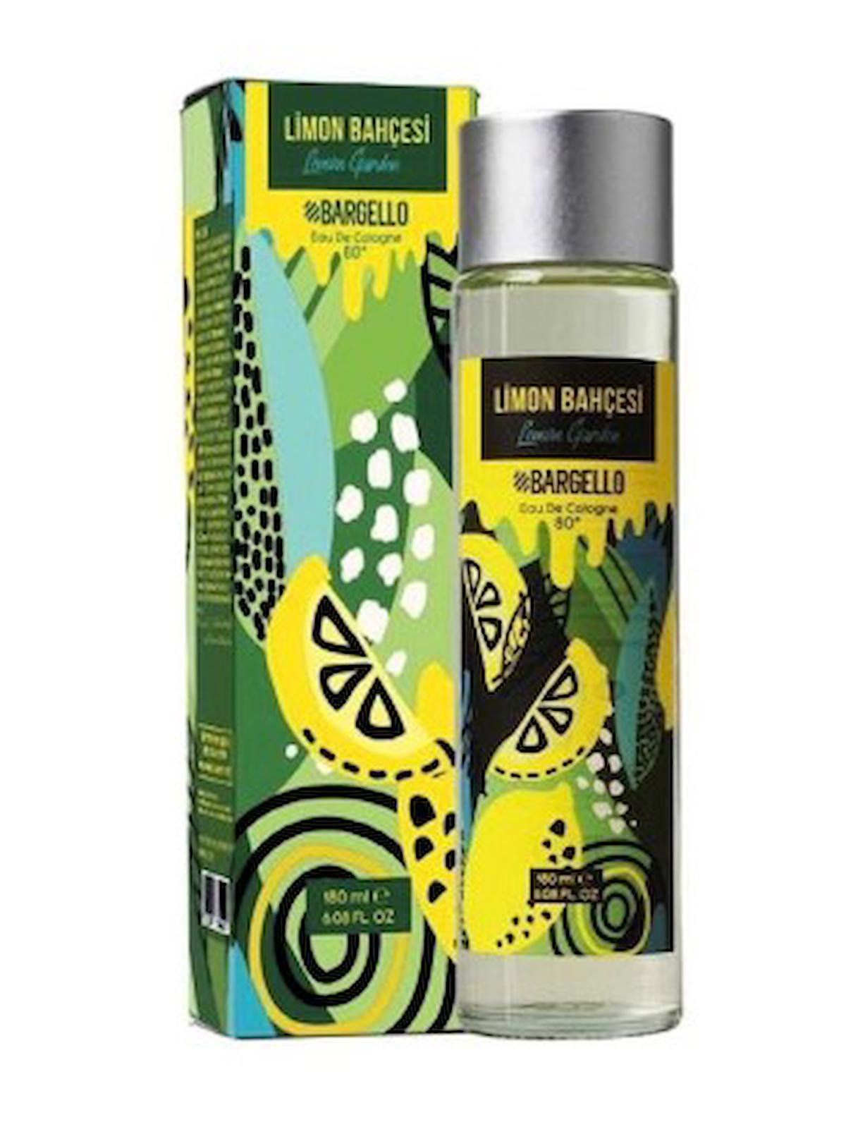 Bargello Limon Bahçesi 80 Derece Cam Şişe 180 ml Kolonya