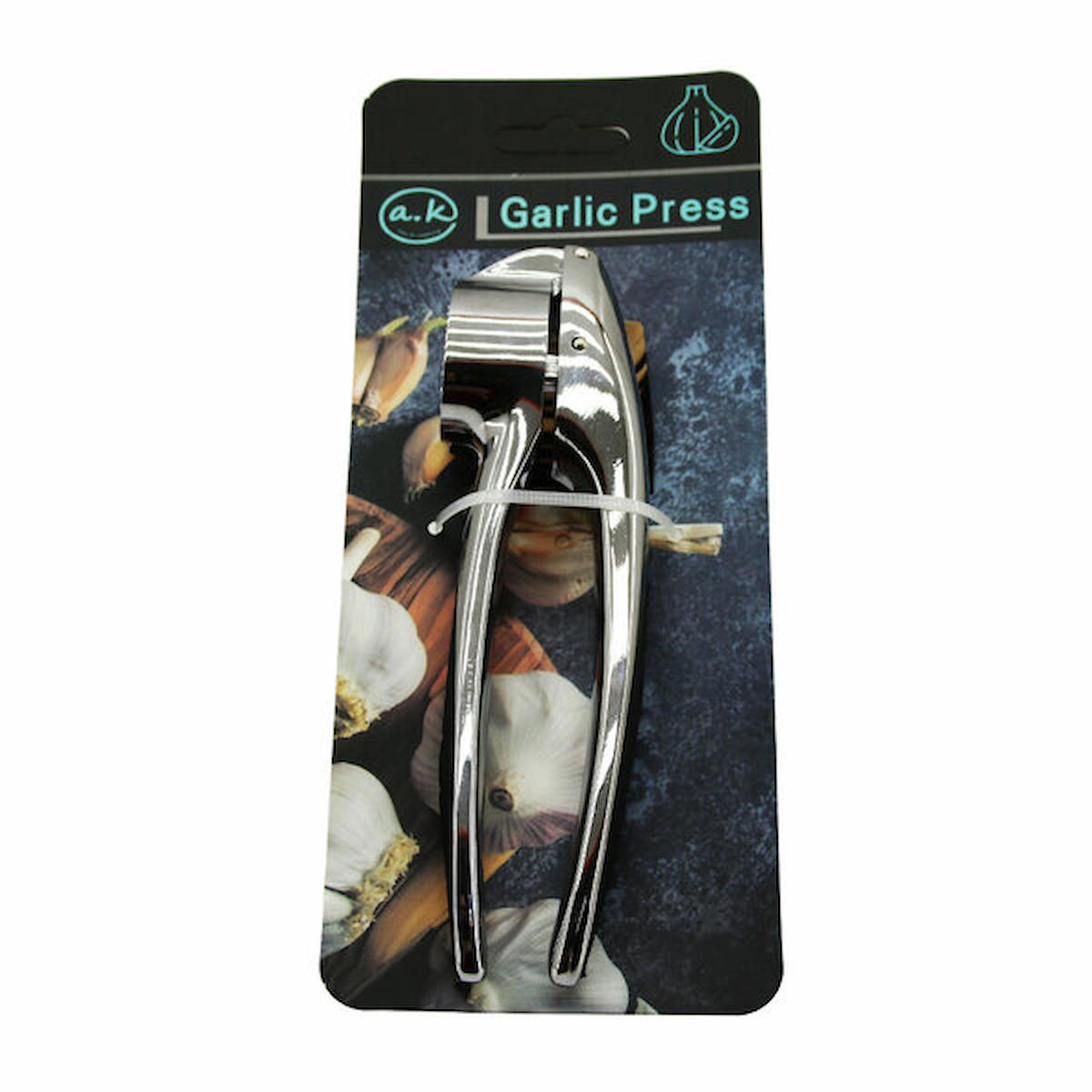 A.K GARLİC PRESS YAKUT-9491 METAL PENSE SARIMSAK EZİCİ*72