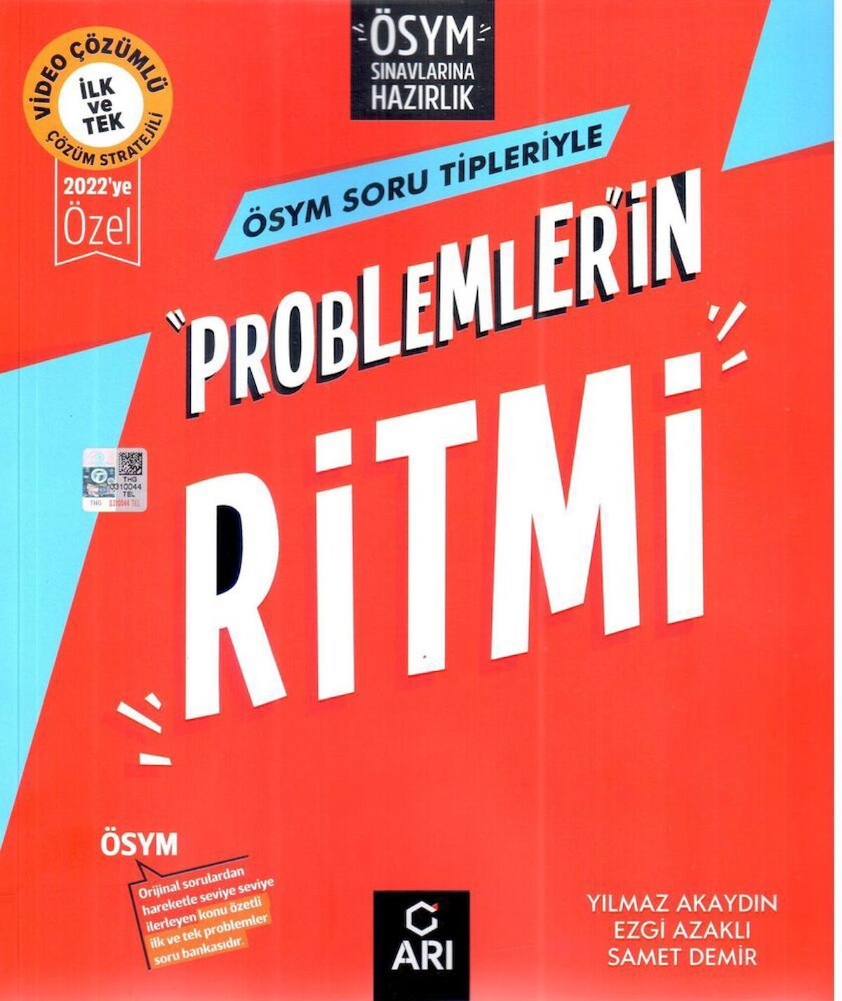 Arı Yayıncılık ÖSYM Soru Tipleriyle Problemlerin Ritmi