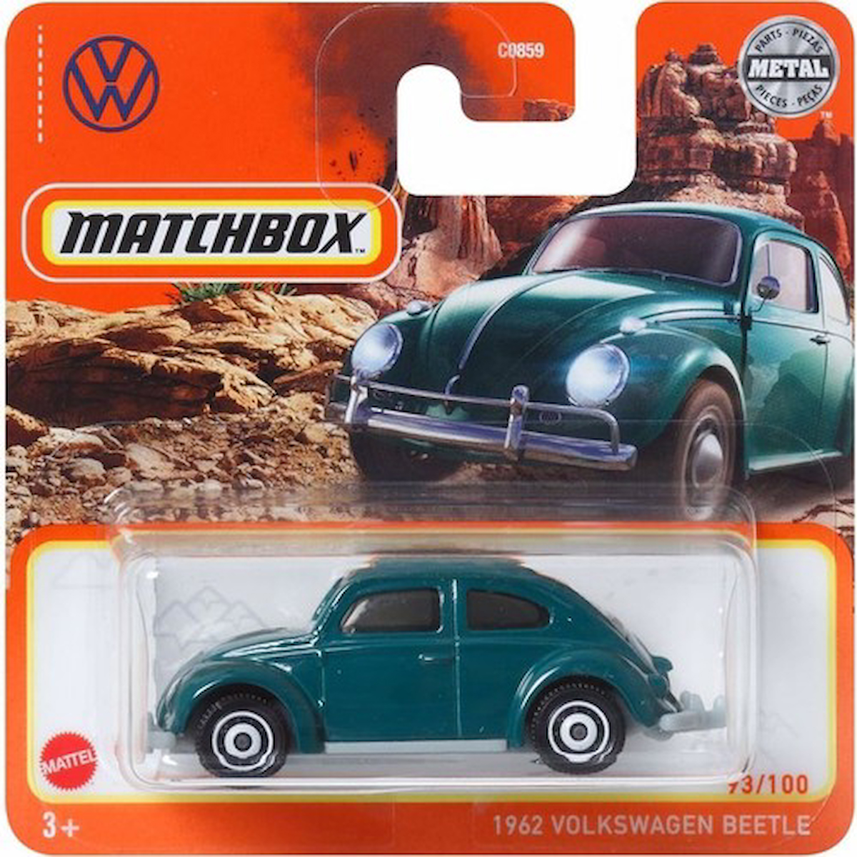 Matchbox Tekli Arabalar 1962 Wolkswagen Beetle HFT14