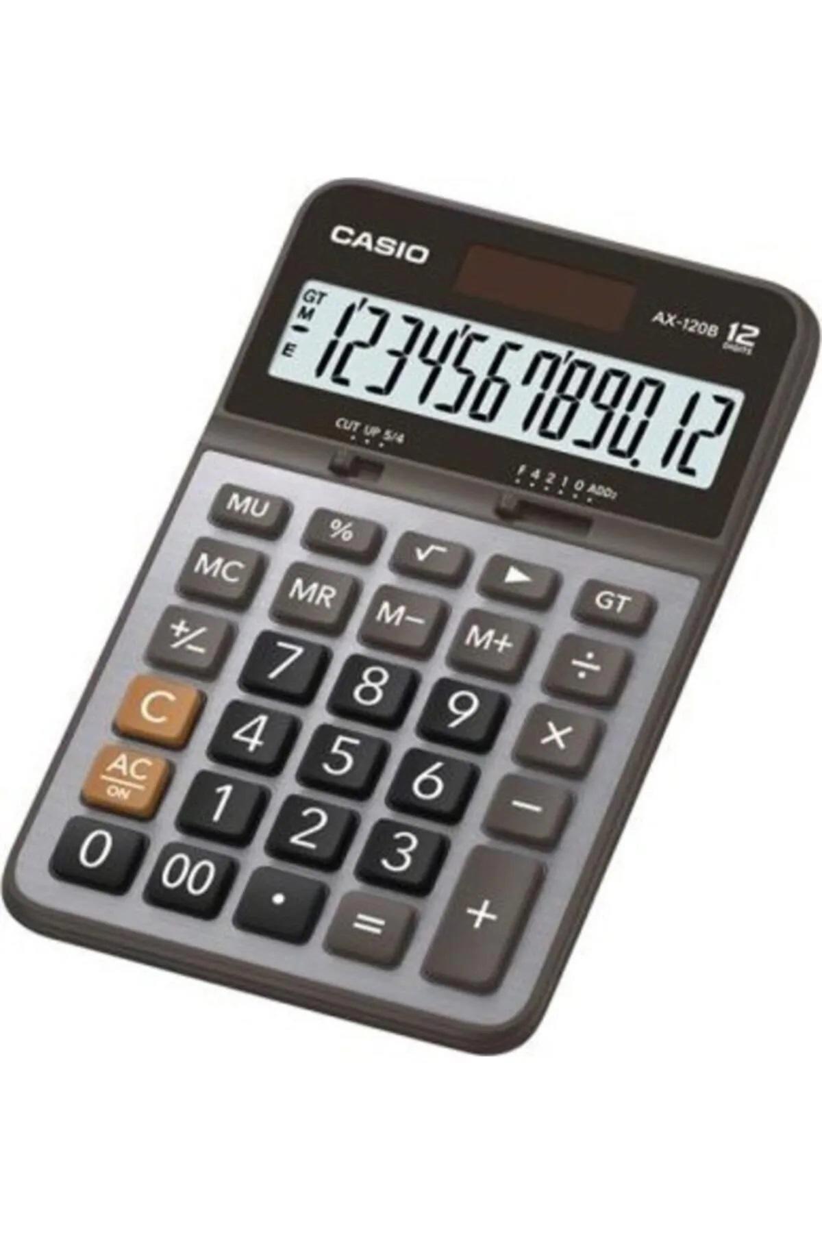 Casio Ax-120b 12 Hane Masaüstü Hesap Makinesi PRA