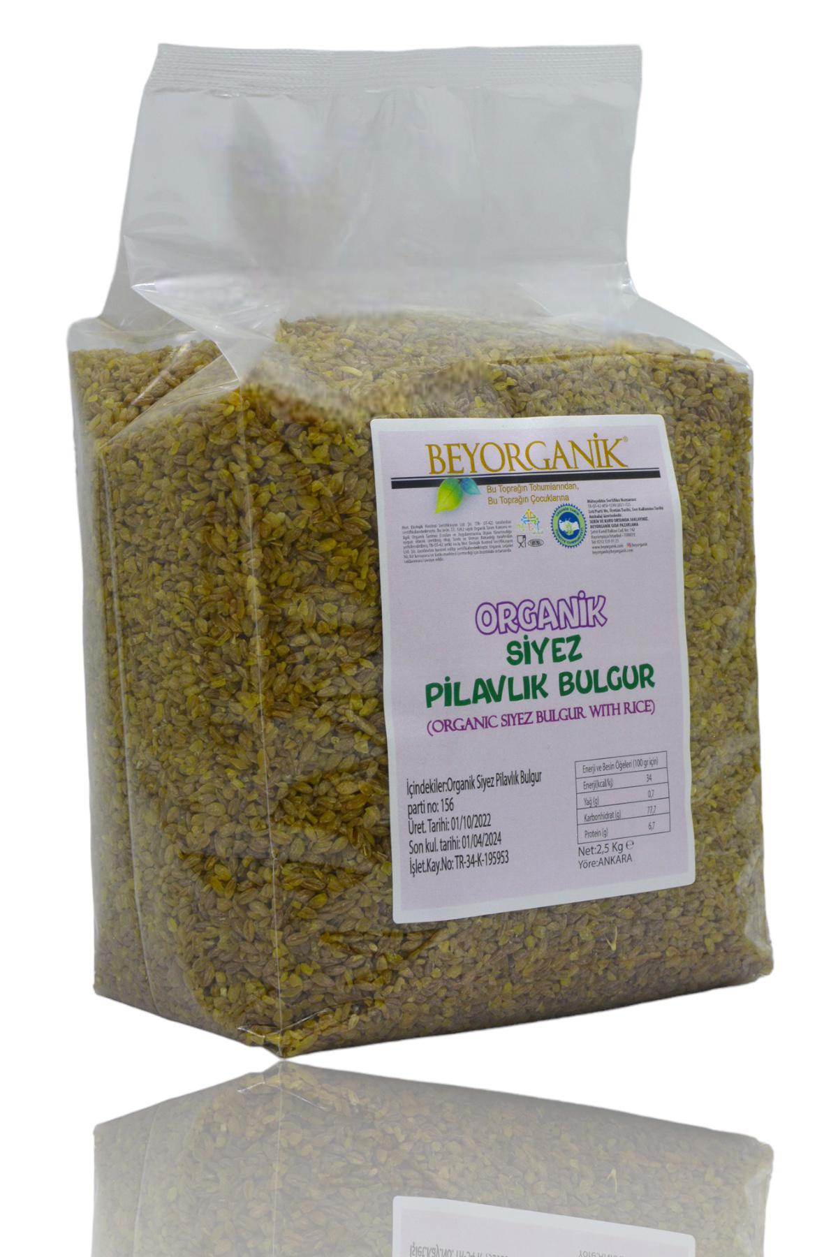 Organik Siyez Pilavlık Bulgur 2,5kg