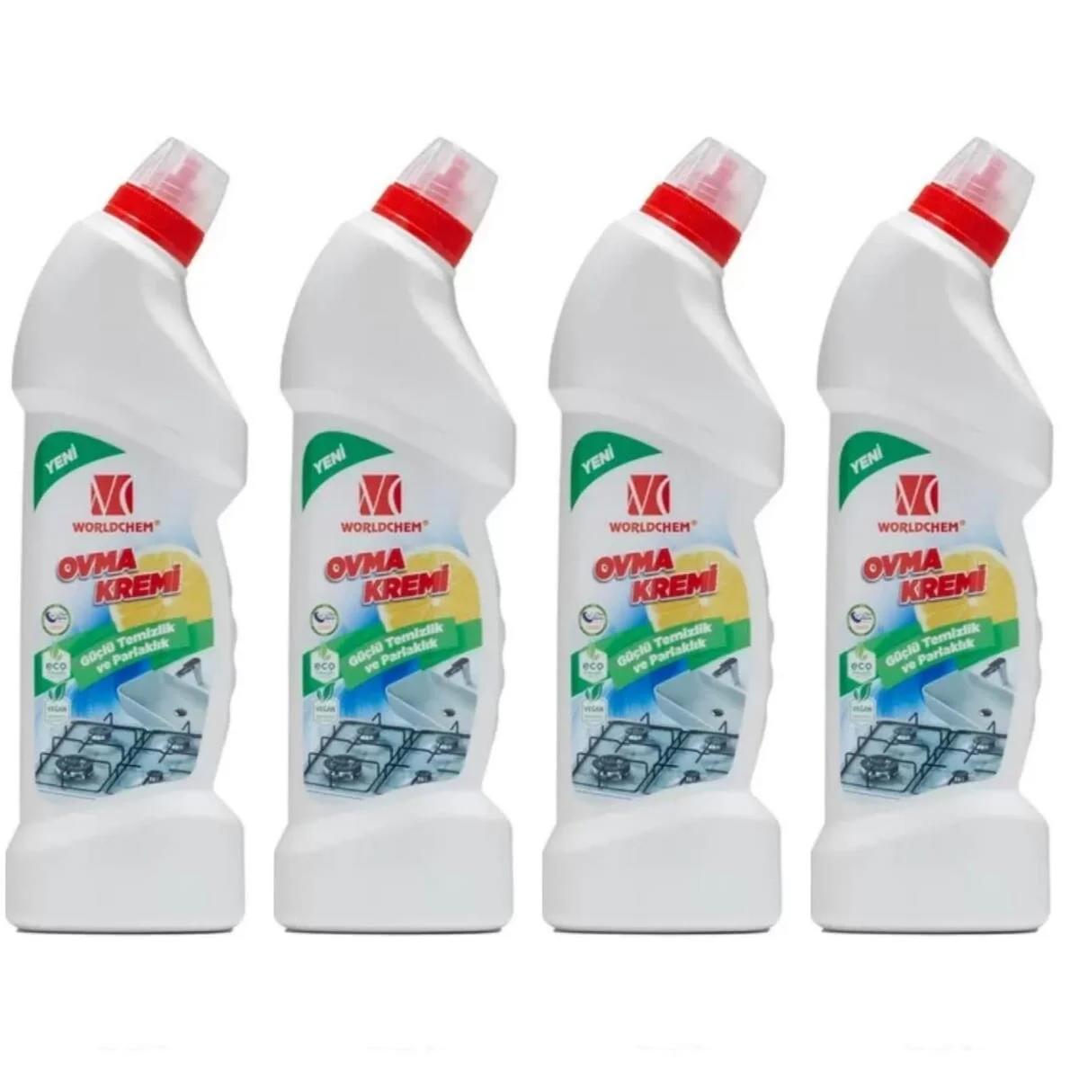 Worldchem CF Yoğun Formüllü Ovma Ve Parlatma Kremi 1000ml * 4Lü Set