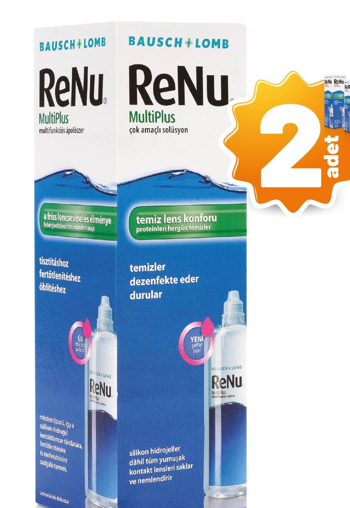 Bausch + Lomb Renu Multiplus Lens Solüsyonu 360 ML 2'li