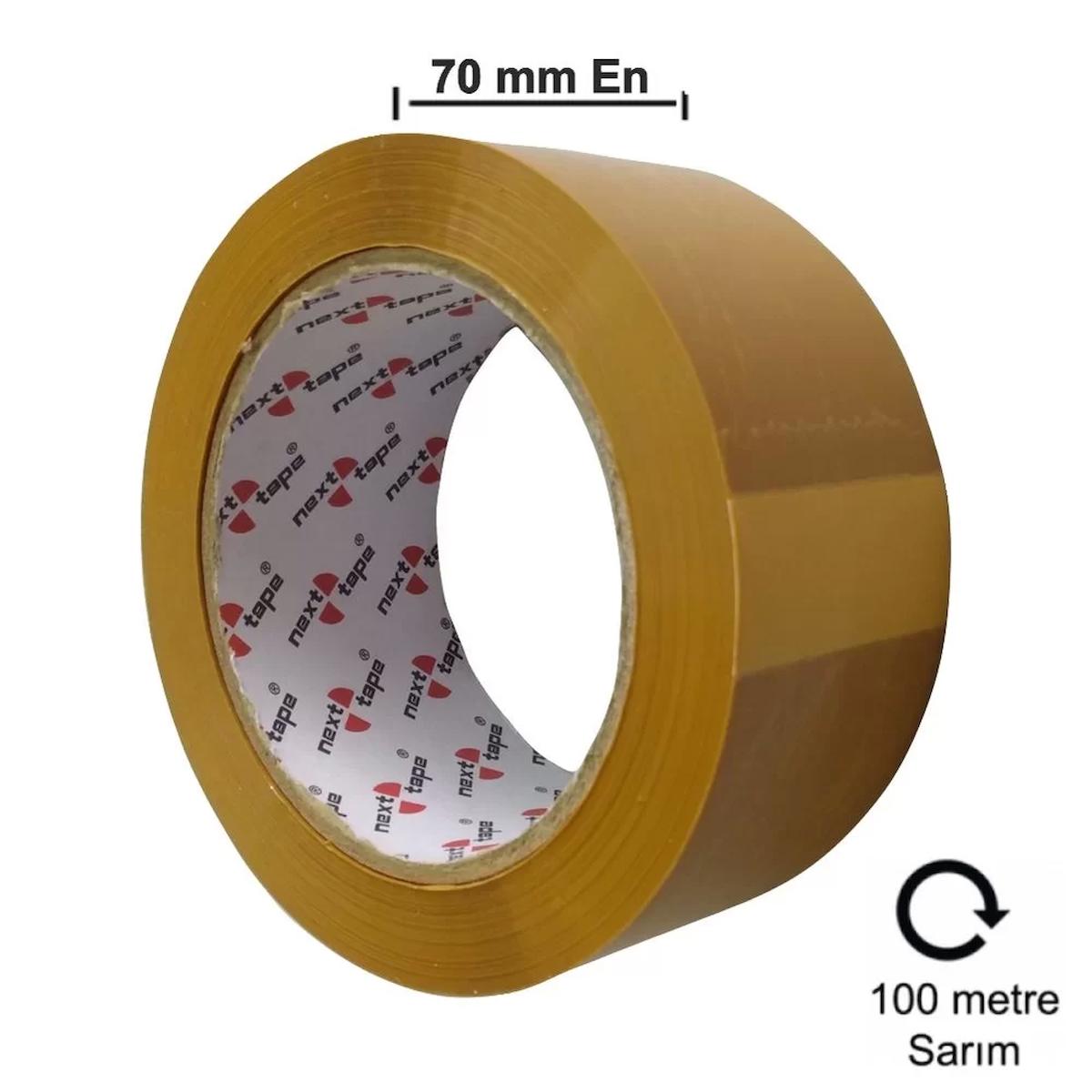 Next tape Koli Bandı Taba Kahverengi 70 mm x 100 mt