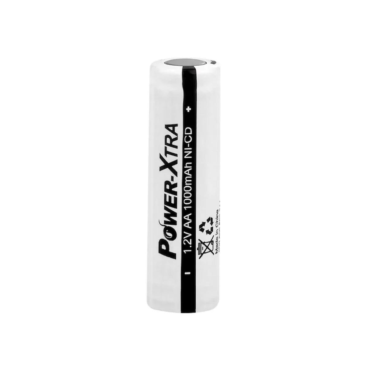 Power-Xtra 1.2V 1000 Mah - AA - Ni-Cd Şarjlı Pil - Bulk-Başsız