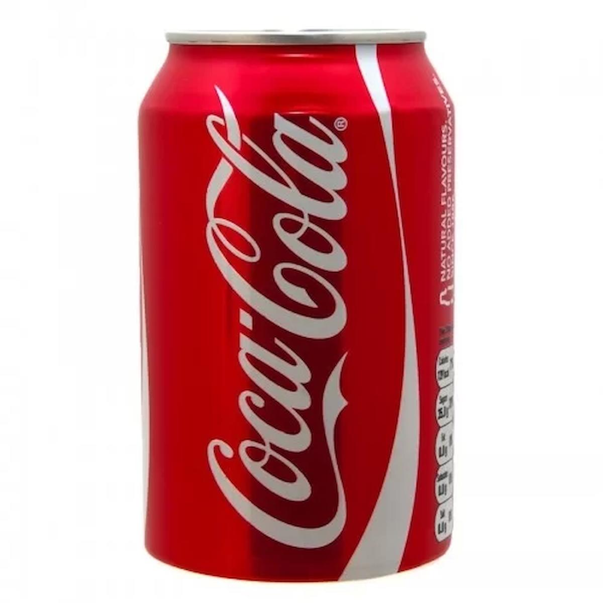 Coca Cola Kutu Kola 330ml (24 lü Koli)