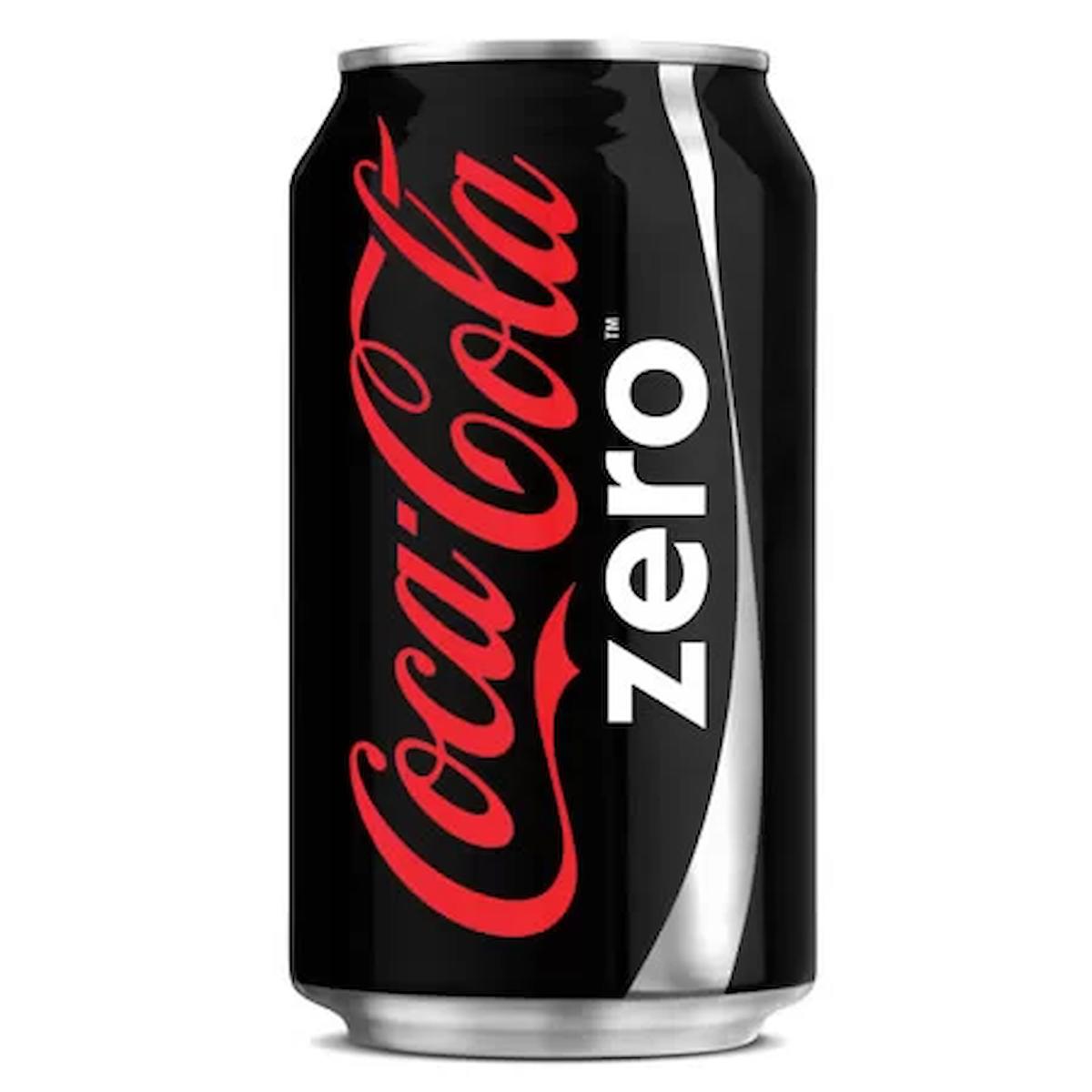 Coca Cola Zero Kutu Kola 330ml (24 lü Koli)