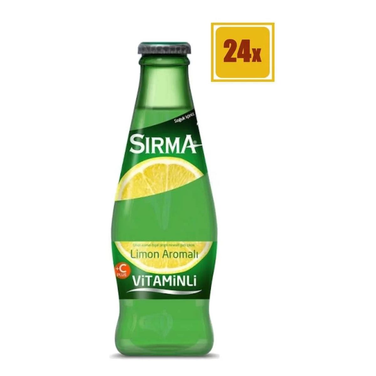 Sırma Limonlu Maden Suyu 200ml (24 lü Koli)