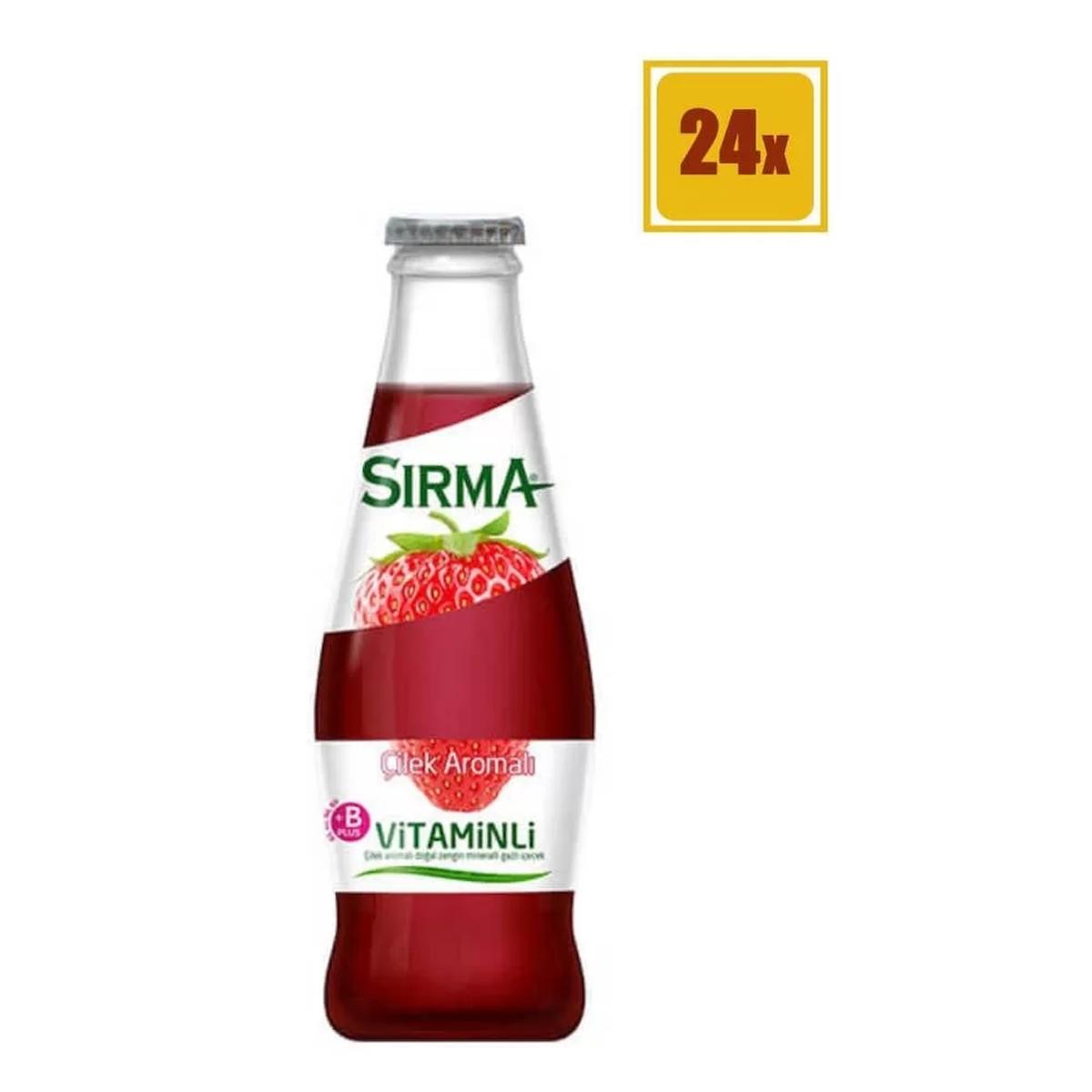 Sırma Çilekli Maden Suyu 200ml (24 lü Koli)