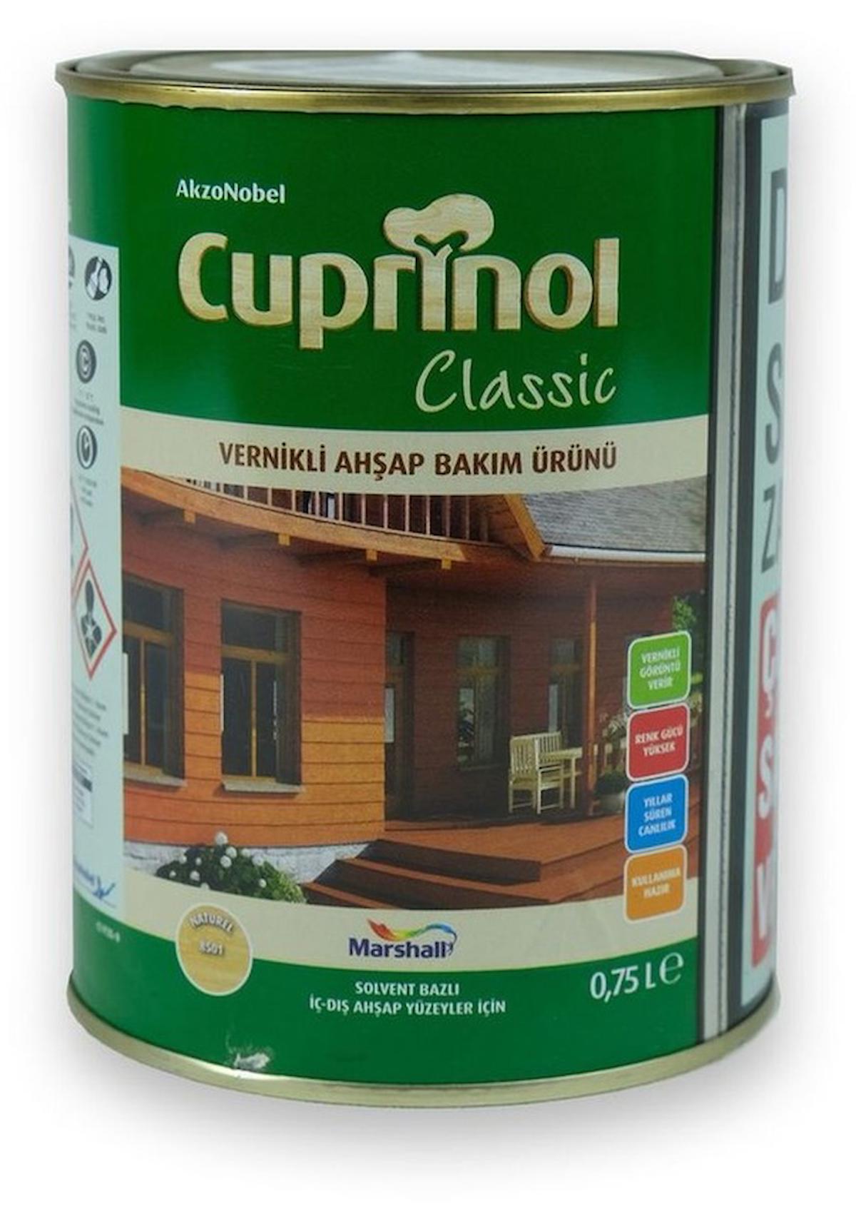 Cuprinol Vernikli Ahşap Bakım Ürünü Naturel 0,75 L