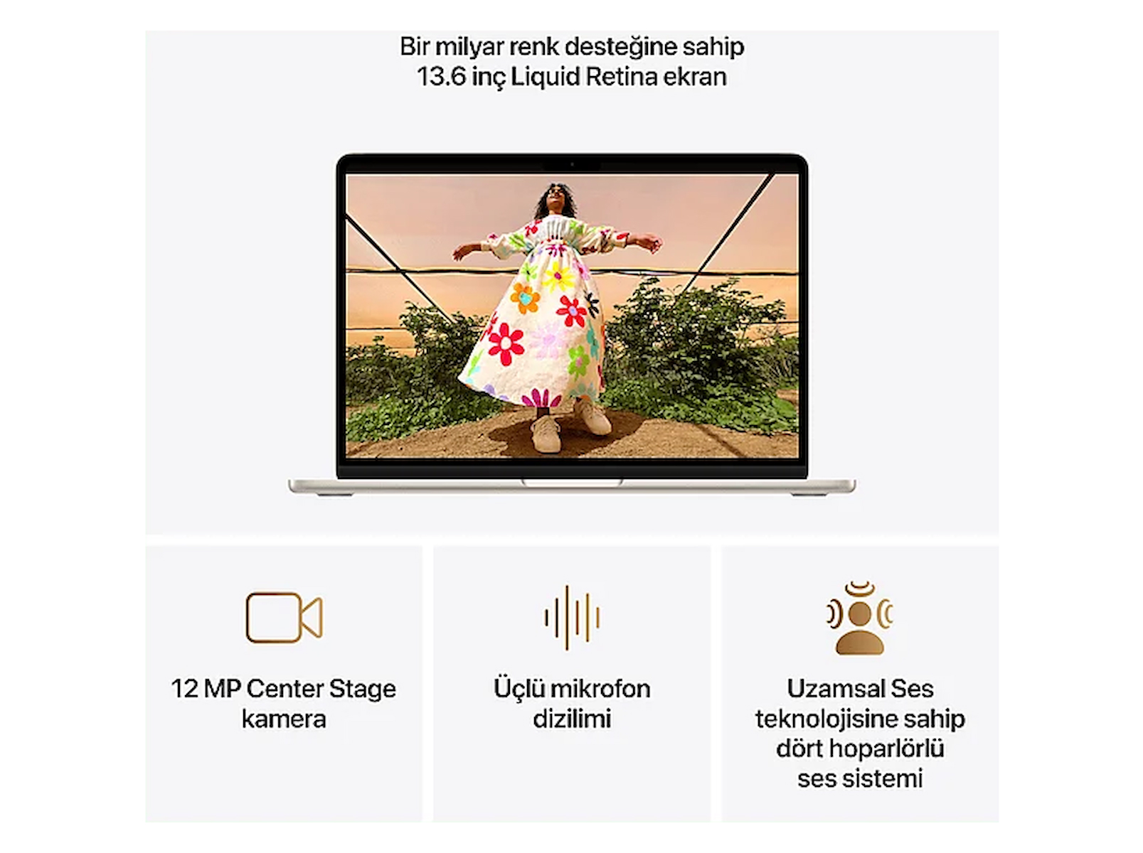APPLE Z1L3000M4/MacBook Air/Apple M5 İşlemci(10 Çekirdek CPU-8 Çekirdek GPU)/16GB RAM/512GB SSD/13.6″/70Watt Adaptör/Yıldız Işığı