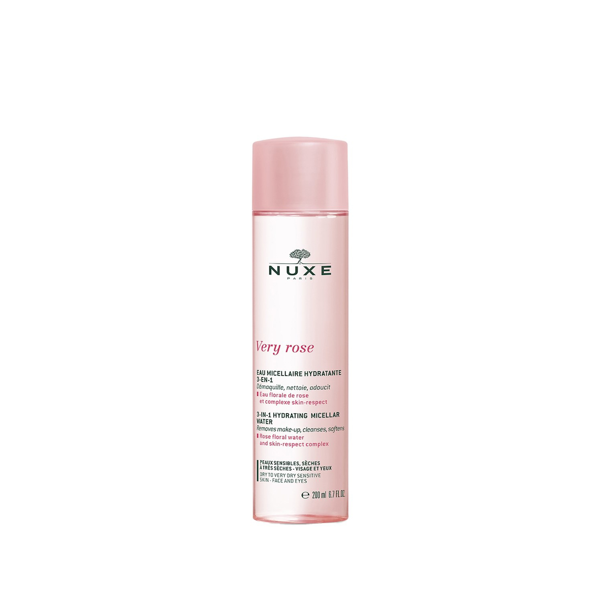 Nuxe Very Rose 3’ü 1Arada Nemlendirici Micellar Su 200 ml