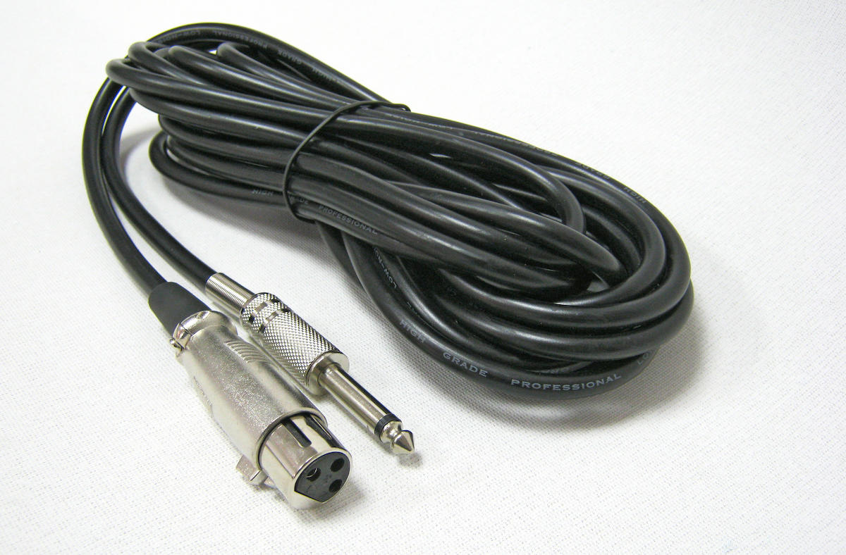 MİKROFON KABLO 5 METRE XLR-ÇİVİ JACK