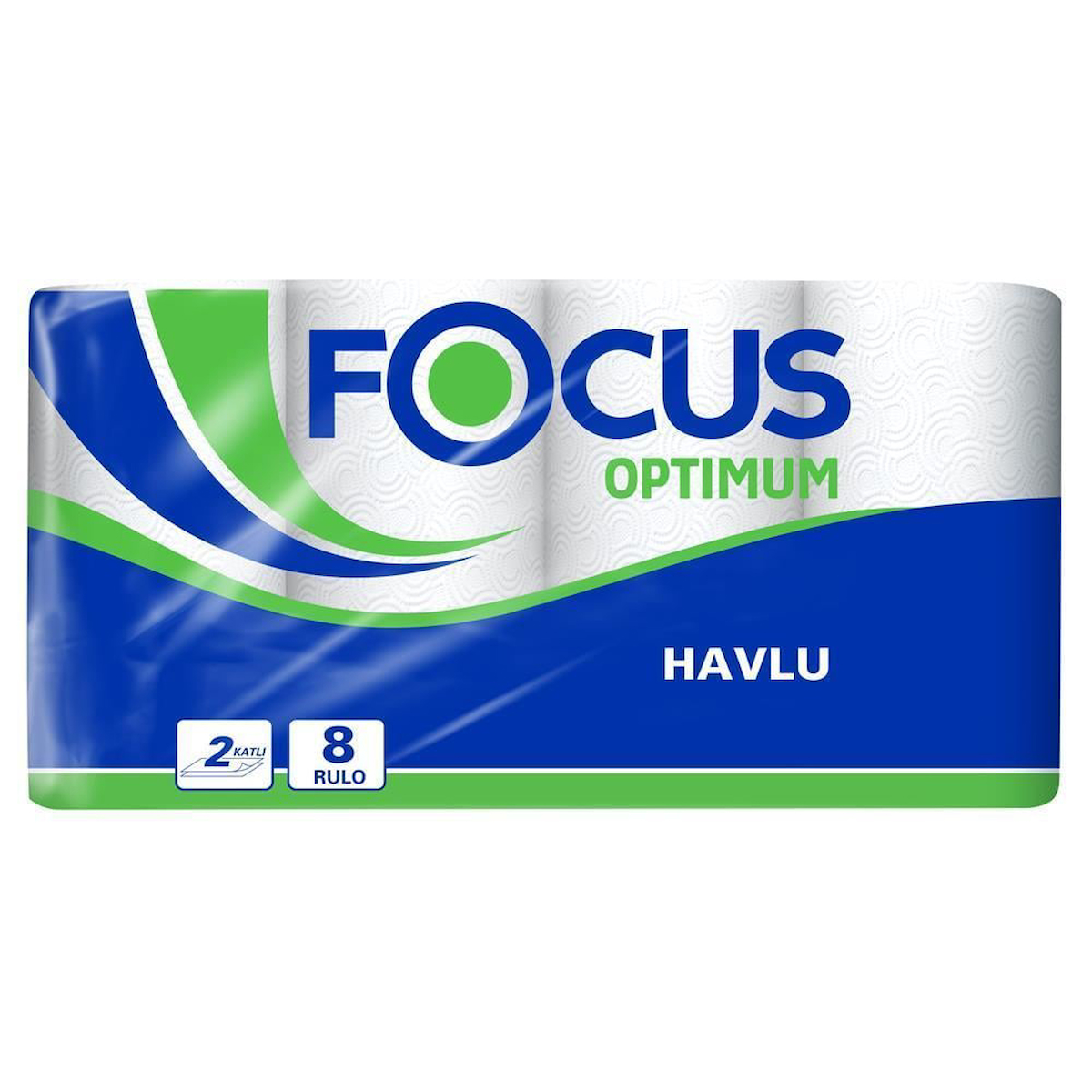 Focus Optimum Rulo Havlu 8'li x 3 Paket Koli İçi 24 Rulo