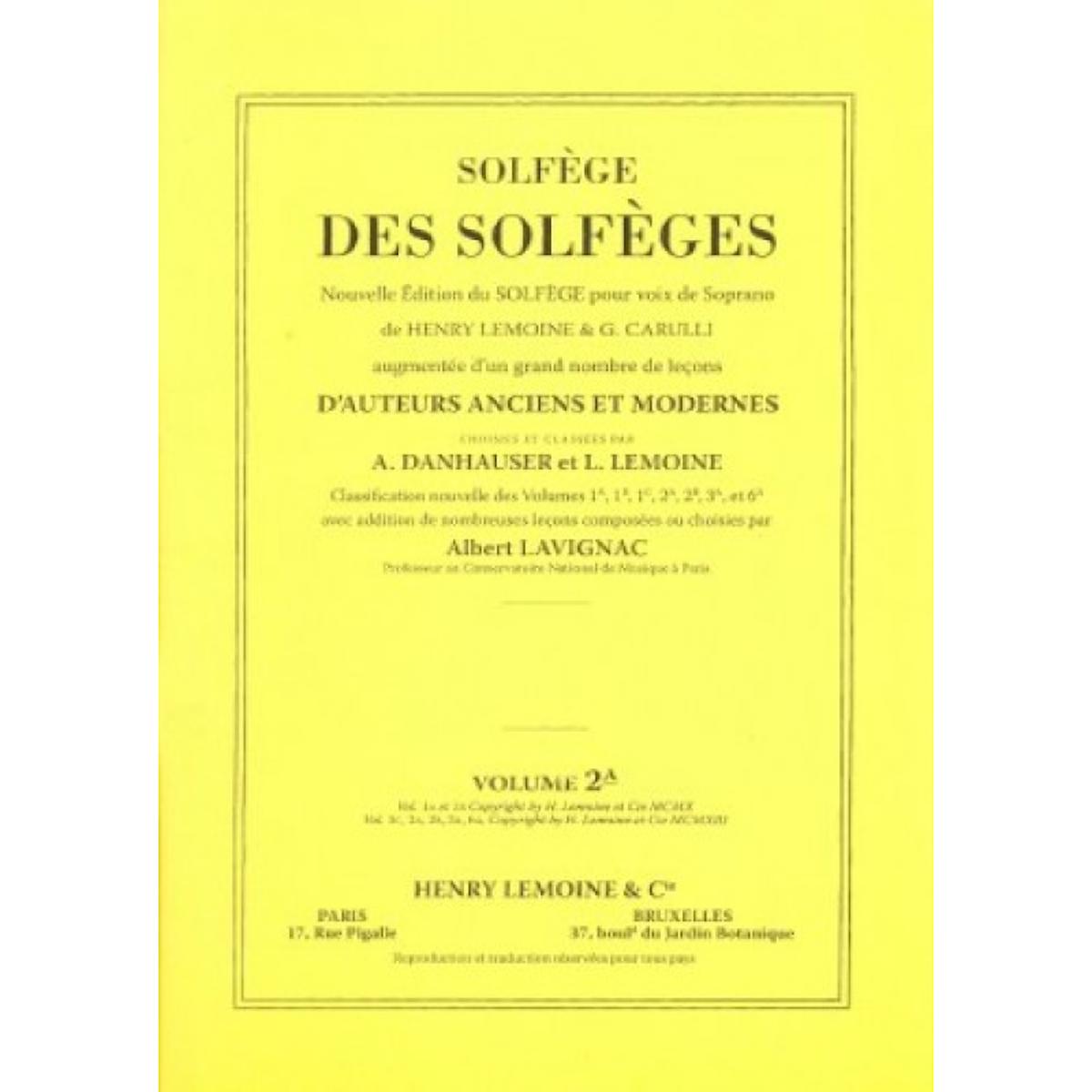 Des Solfeges 2A