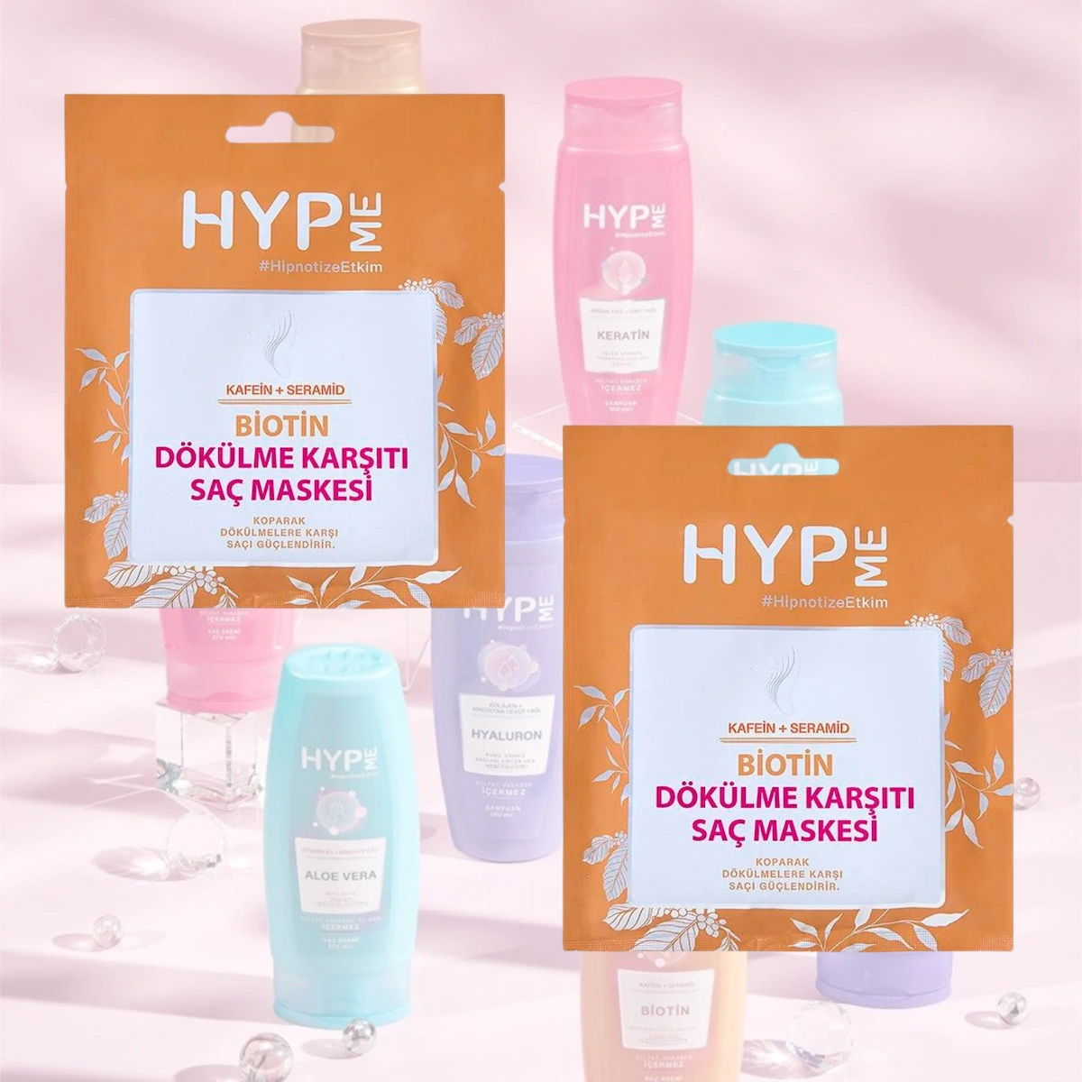 Hyp Me Biotin Dökülme Karşıtı Saç Maskesi 50 ml x 2 adet