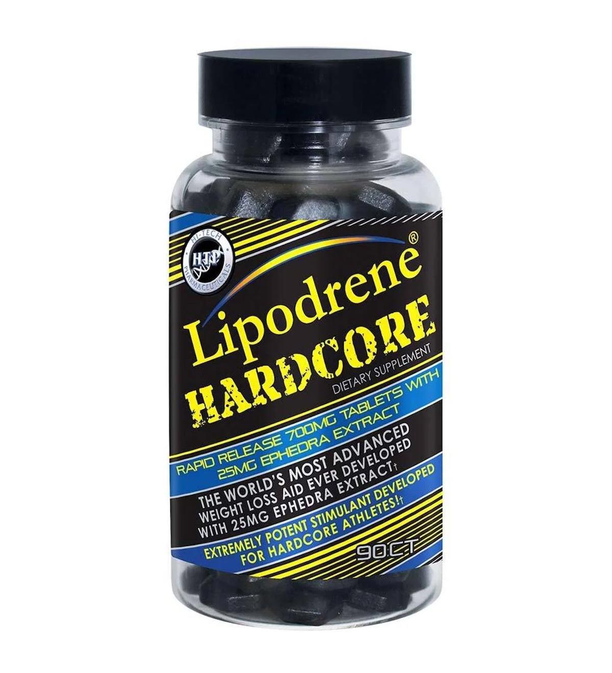 Hi-Tech Pharm Lipodrene Hardcore fat burner yağ yakıcı 90 Tablet