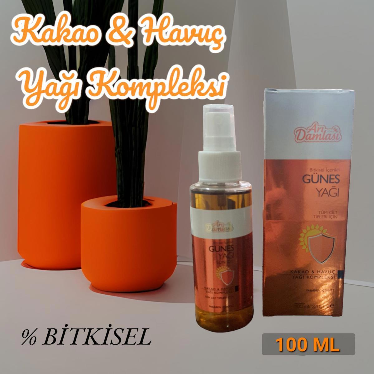 Arı damlası BRONZLAŞTIRICI GÜNEŞ BAKIM YAĞI 100 ML %100 BİTKİSEL